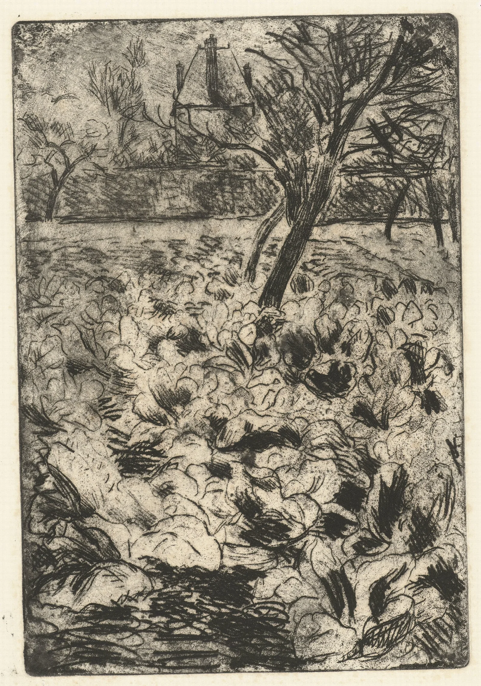 Het Knollenveld Wall Art by Camille Pissarro - Canvas Print