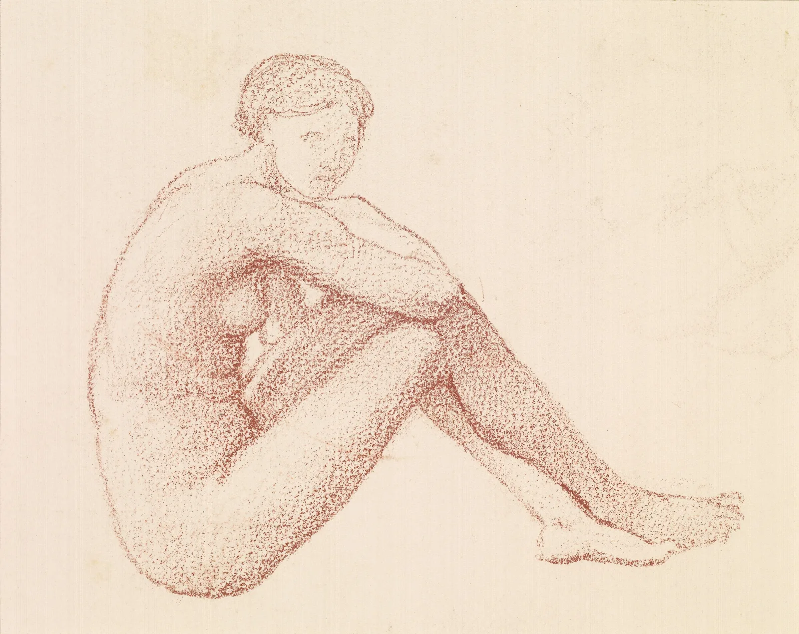 Female Nude Study 2 Wall Art by Sir Edward Coley Burne-Jones - Canvas Print
