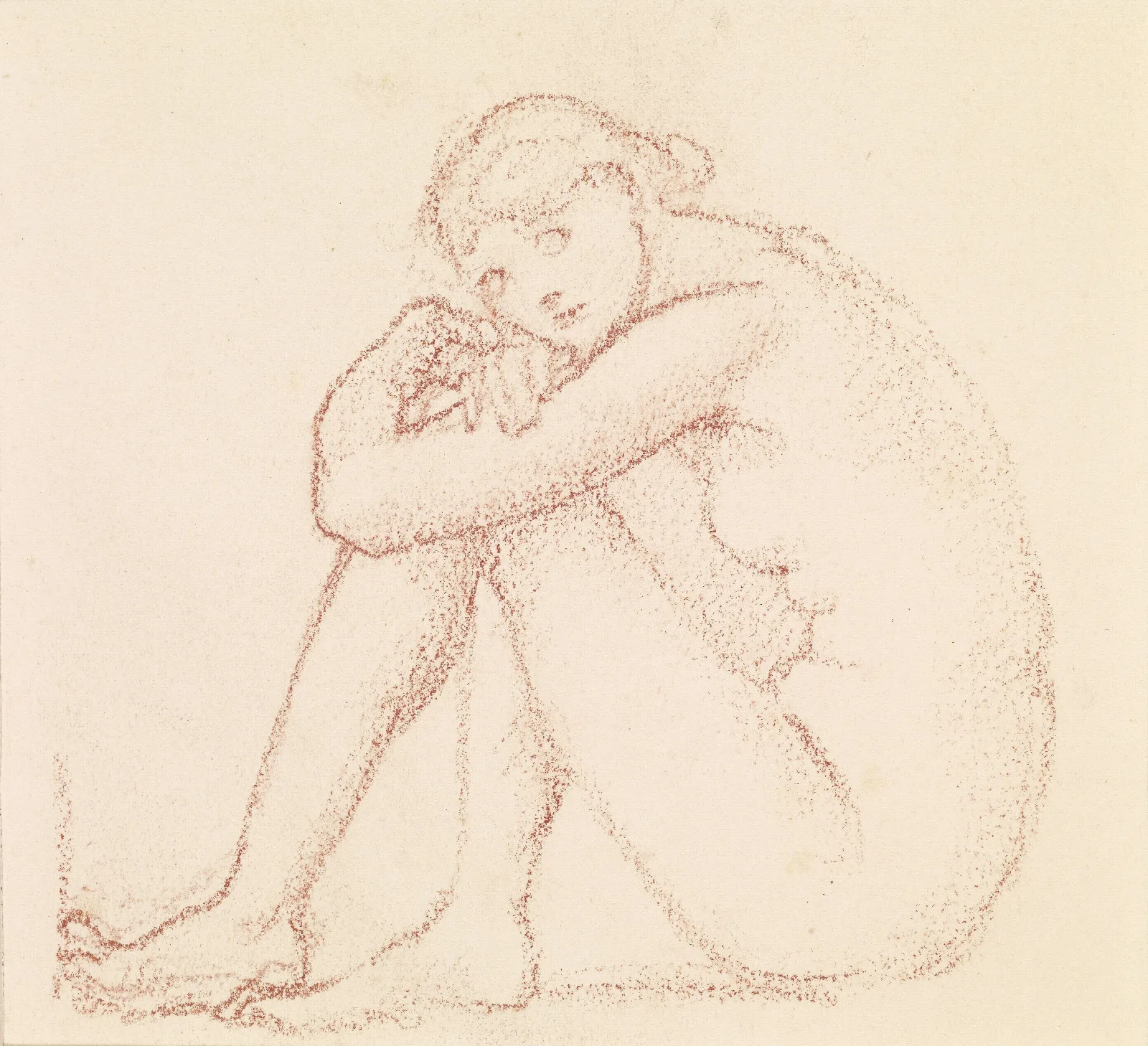 Female Nude Study 3 Wall Art by Sir Edward Coley Burne-Jones - Canvas Print
