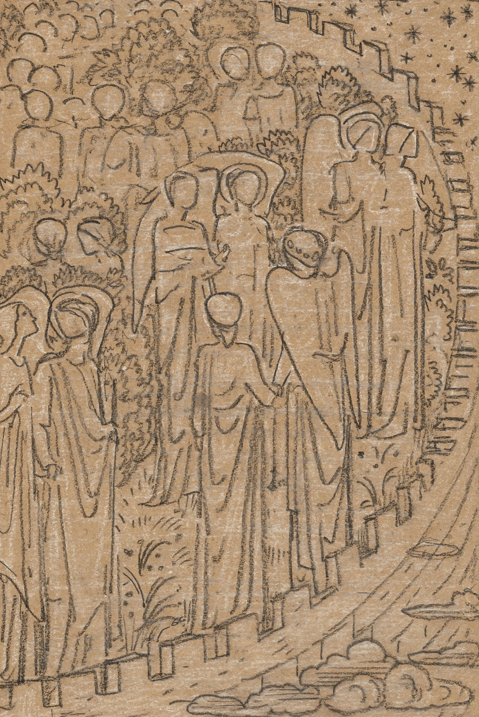 An Illustration To The Golden Legend Wall Art by Sir Edward Coley Burne-Jones - Canvas Print
