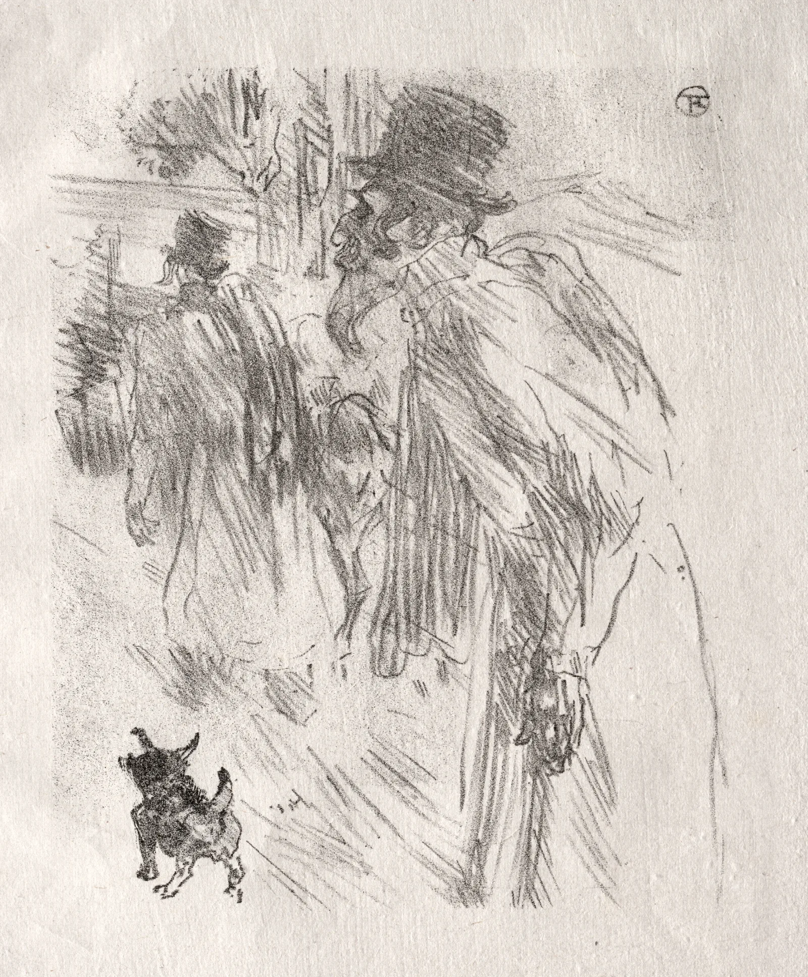Au Pied Du Sinai Les Juifs Polonais Carlsbad Wall Art by Henri de Toulouse-Lautrec - Canvas Print