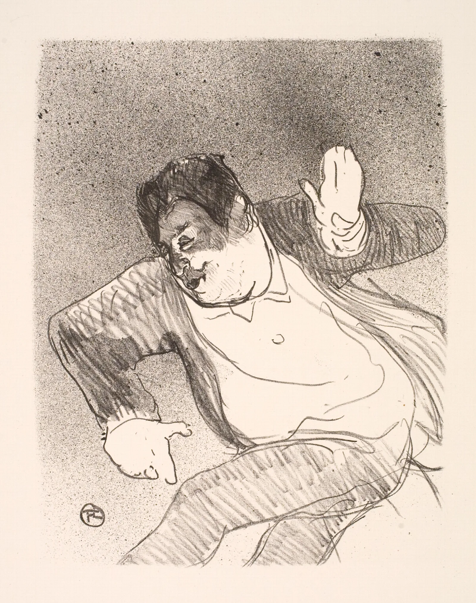 Caudieux Petit Casino Wall Art by Henri de Toulouse-Lautrec - Canvas Print