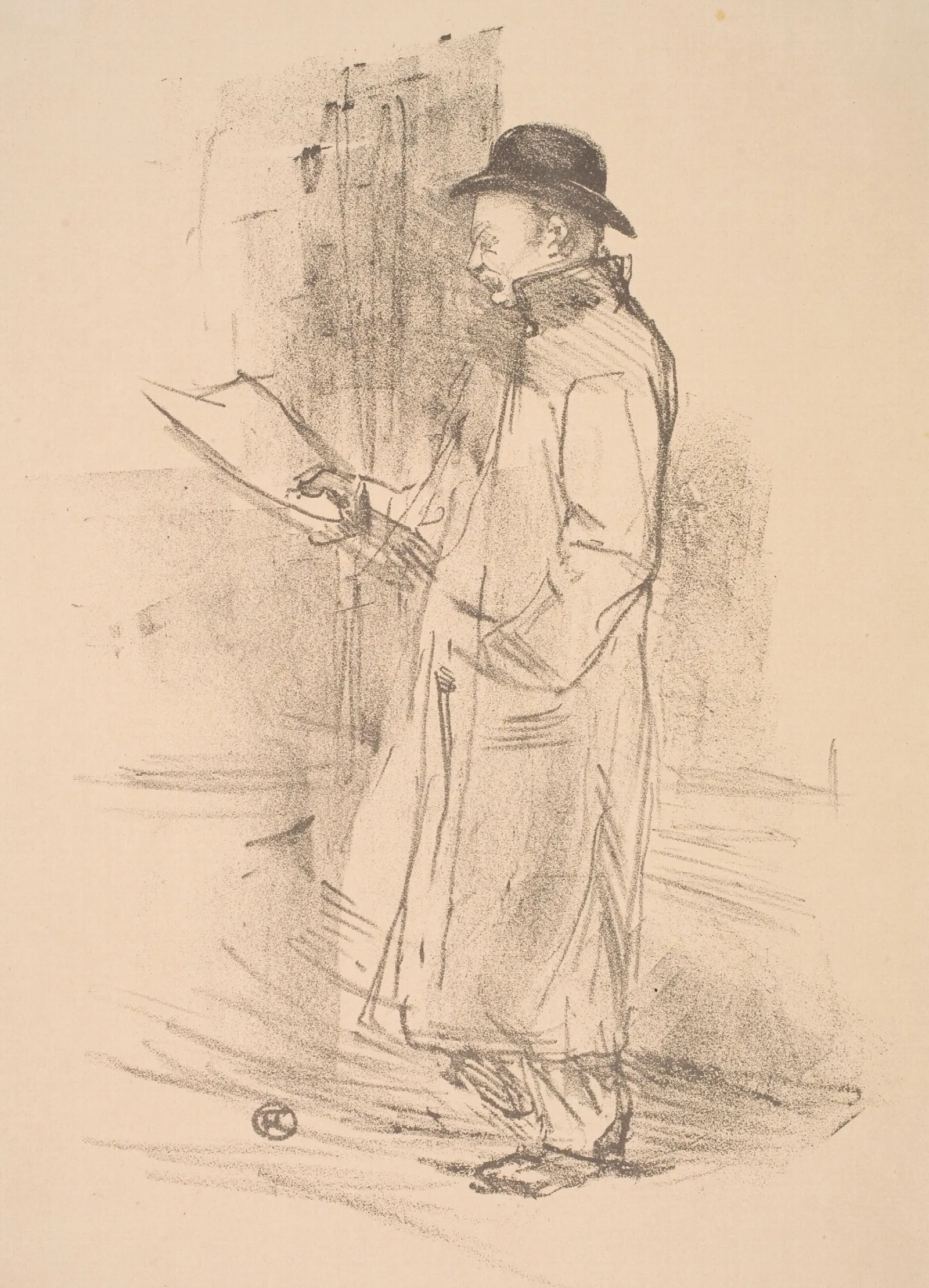 Programme Du Benefice Gemier Wall Art by Henri de Toulouse-Lautrec - Canvas Print