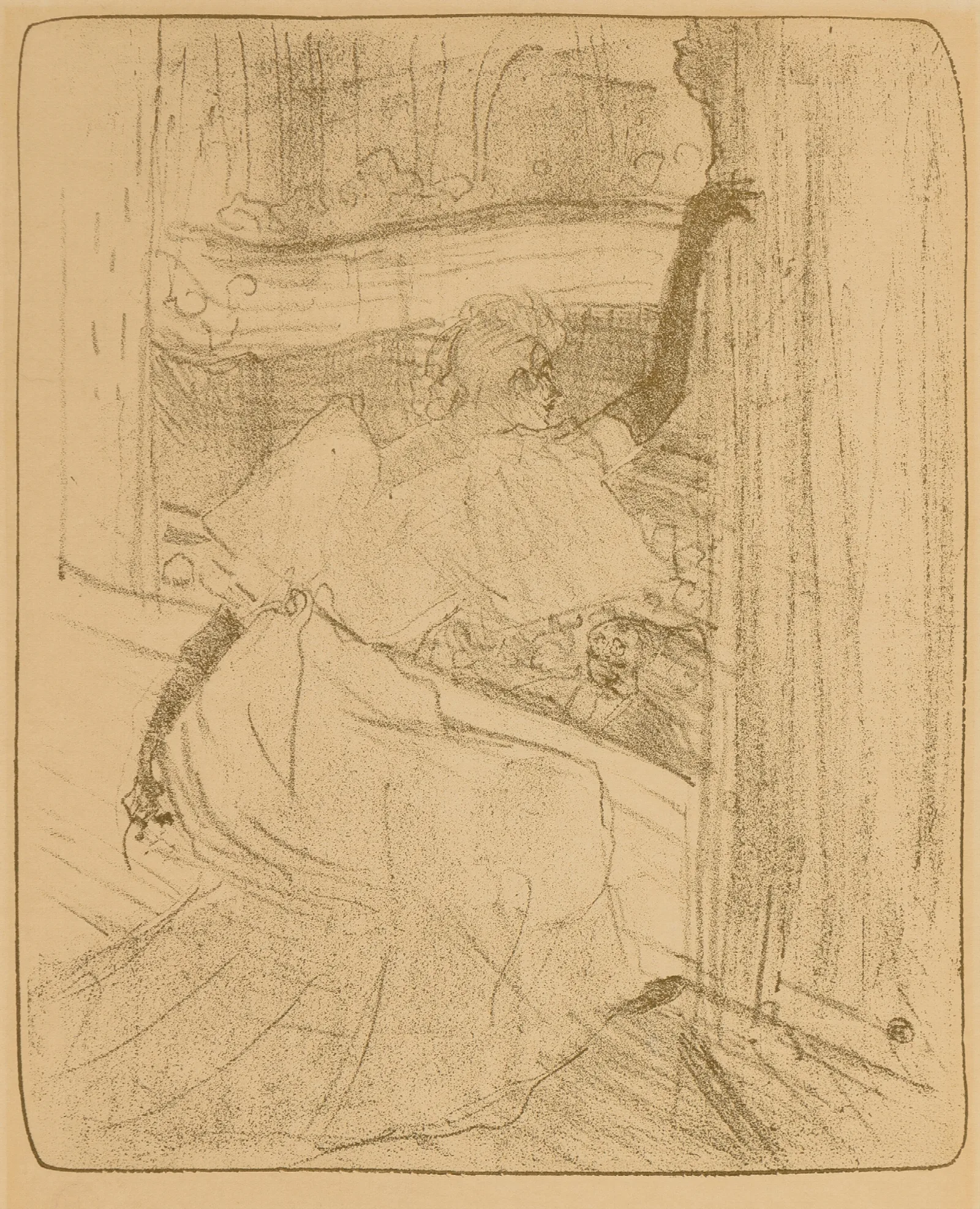 Yvette Guilbert Pl 2 Wall Art by Henri de Toulouse-Lautrec - Canvas Print