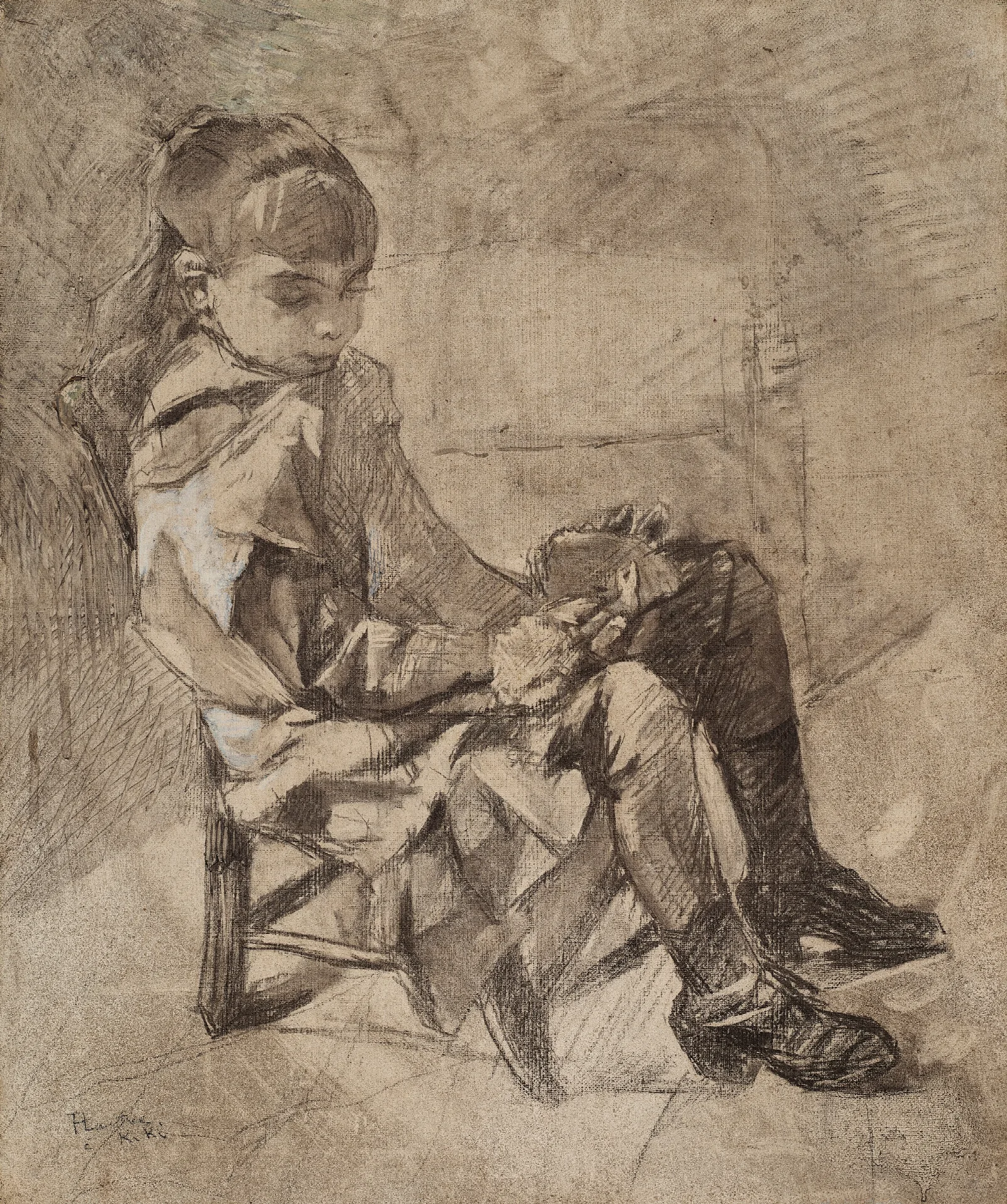 Mademoiselle Beatrix Tapie De Celeyran Wall Art by Henri de Toulouse-Lautrec - Canvas Print