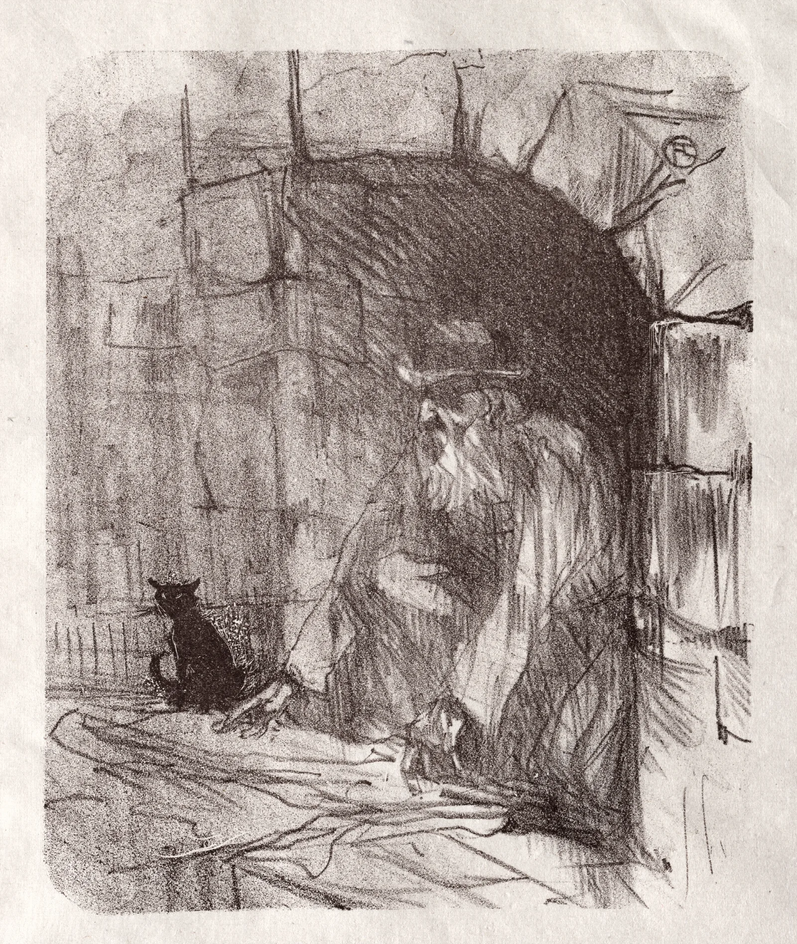 A Basement Shop In Cracow Wall Art by Henri de Toulouse-Lautrec - Canvas Print