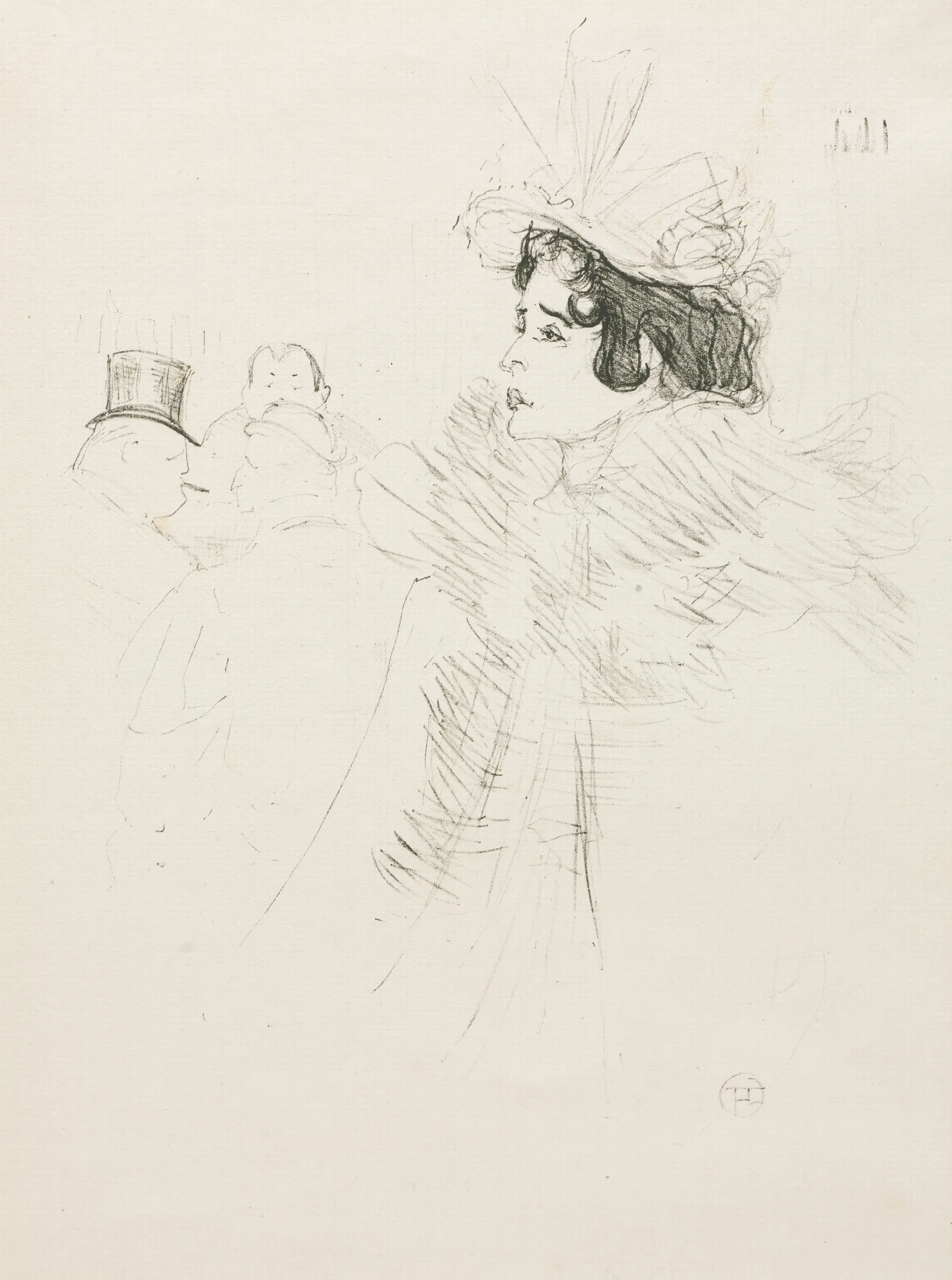 Miss May Belfort 4 Wall Art by Henri de Toulouse-Lautrec - Canvas Print