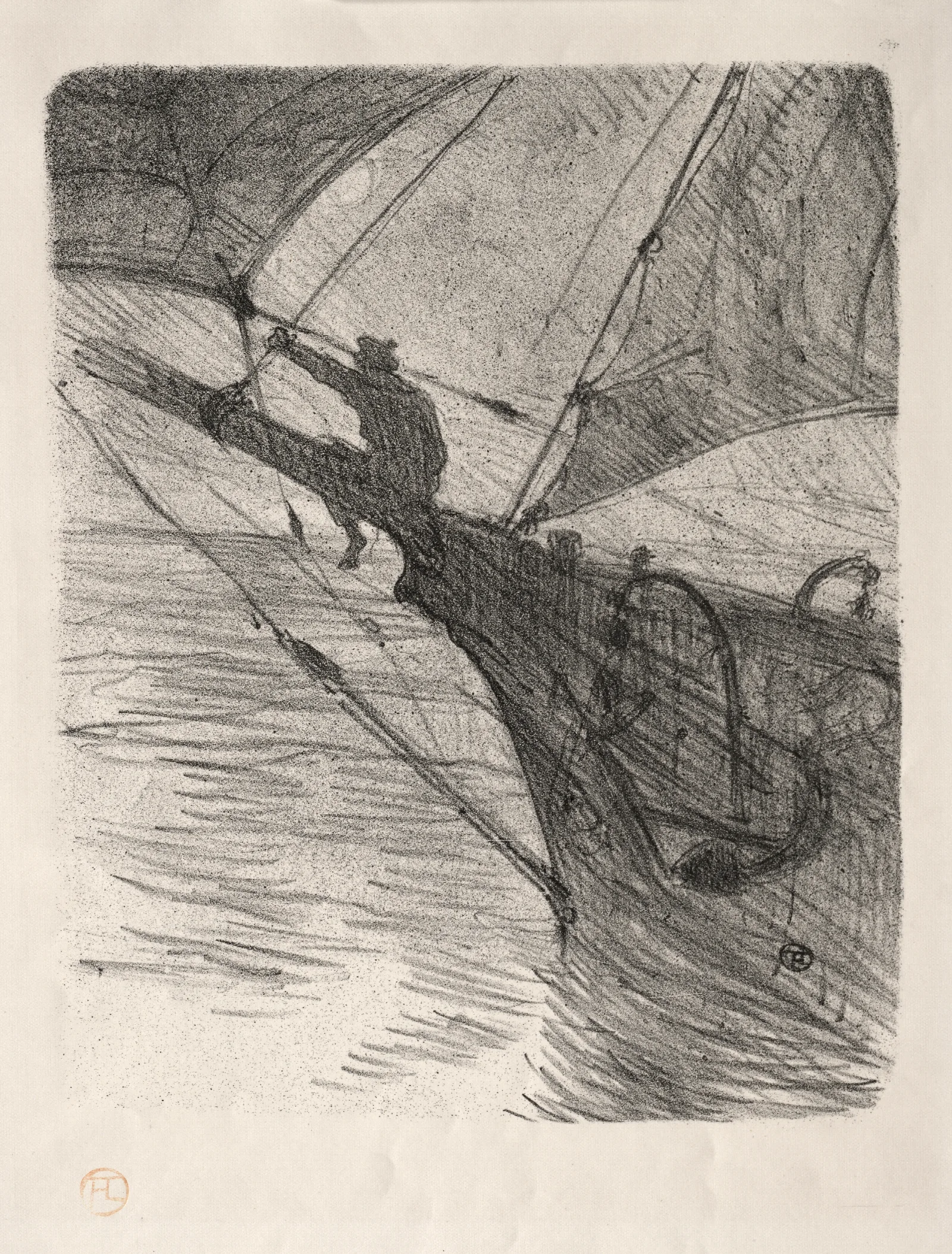 Oceano Nox 2 Wall Art by Henri de Toulouse-Lautrec - Canvas Print