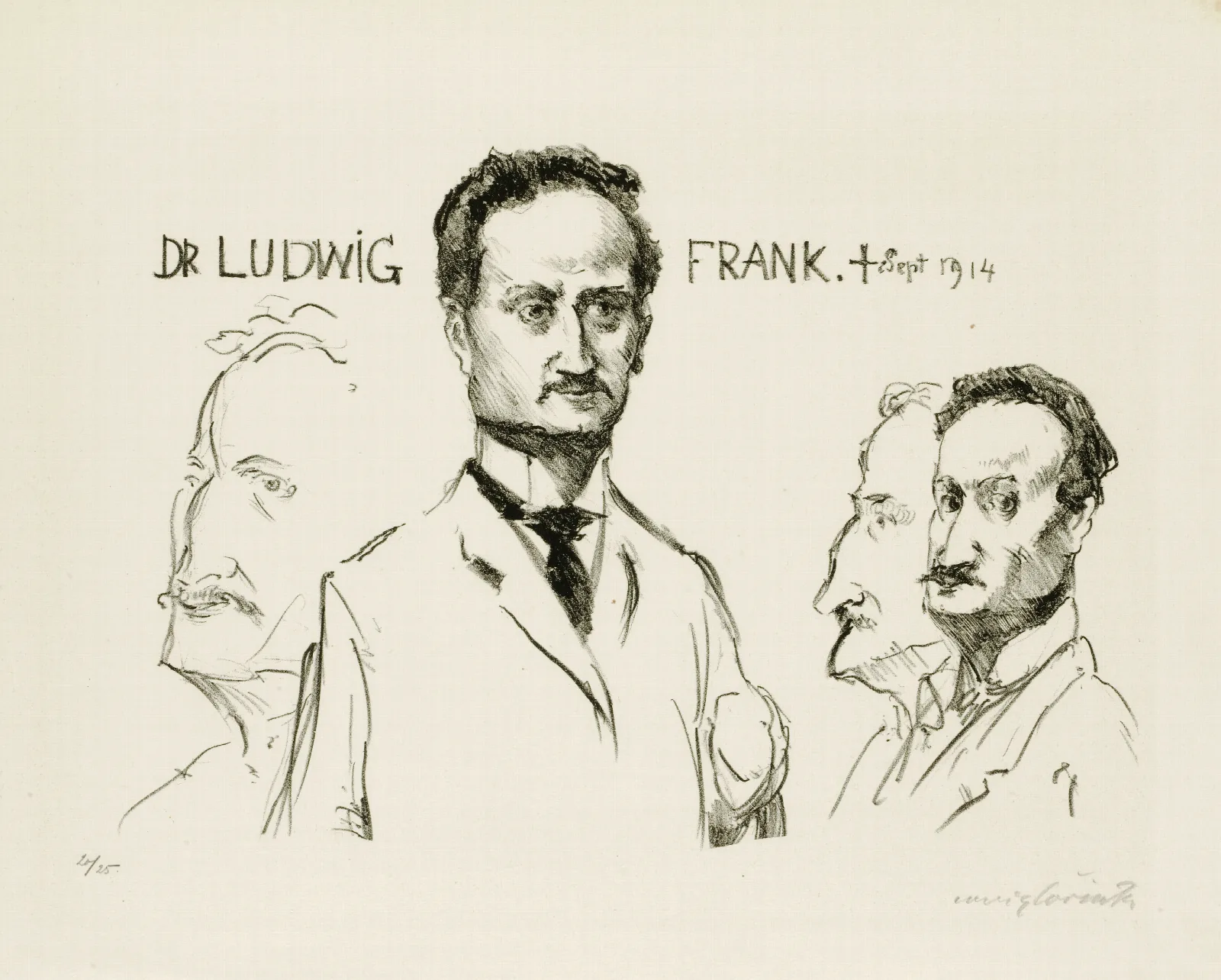 Dr Ludwig Frank Wall Art by Lovis Corinth - Canvas Print