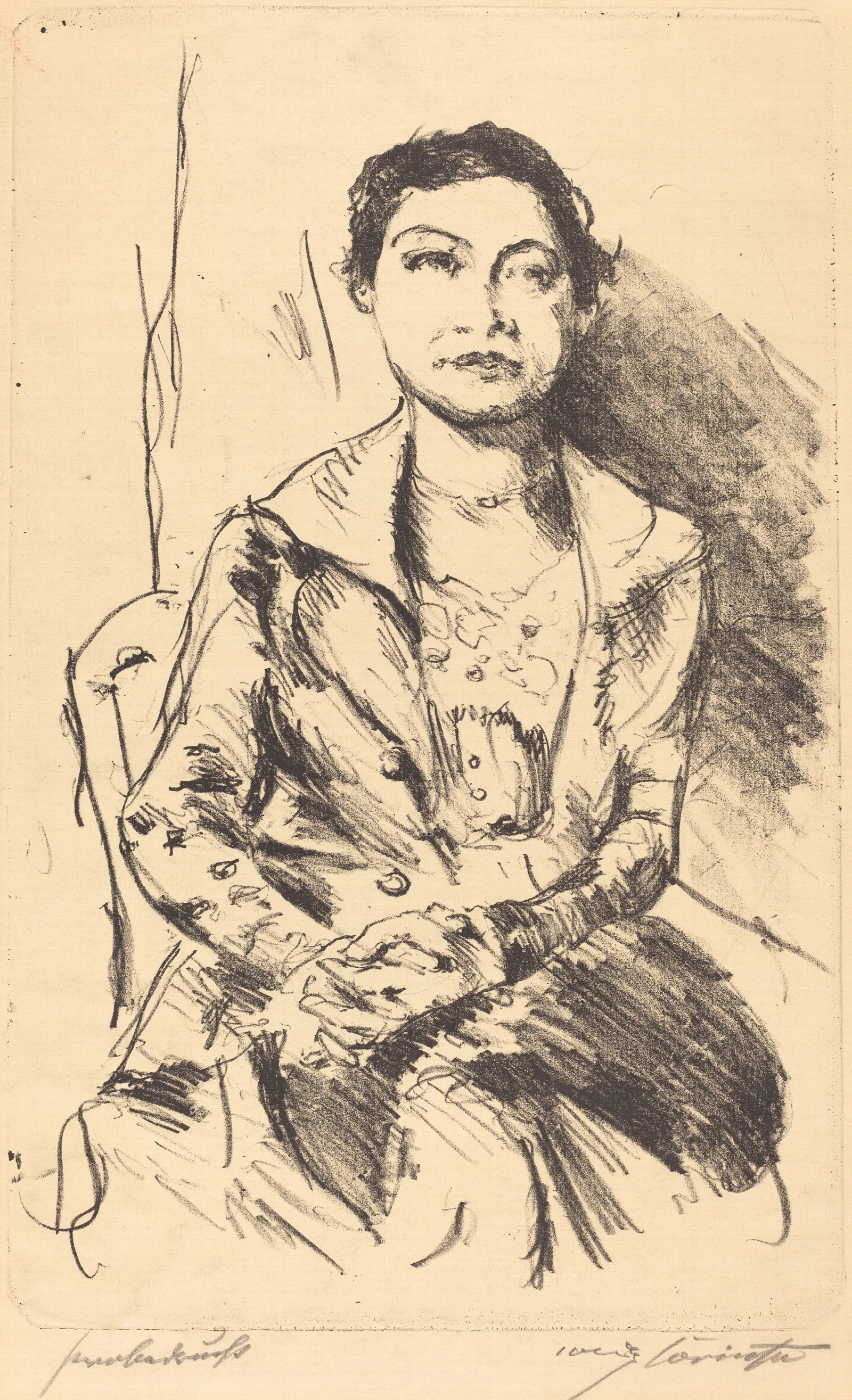Anneliese Halbe Wall Art by Lovis Corinth - Canvas Print