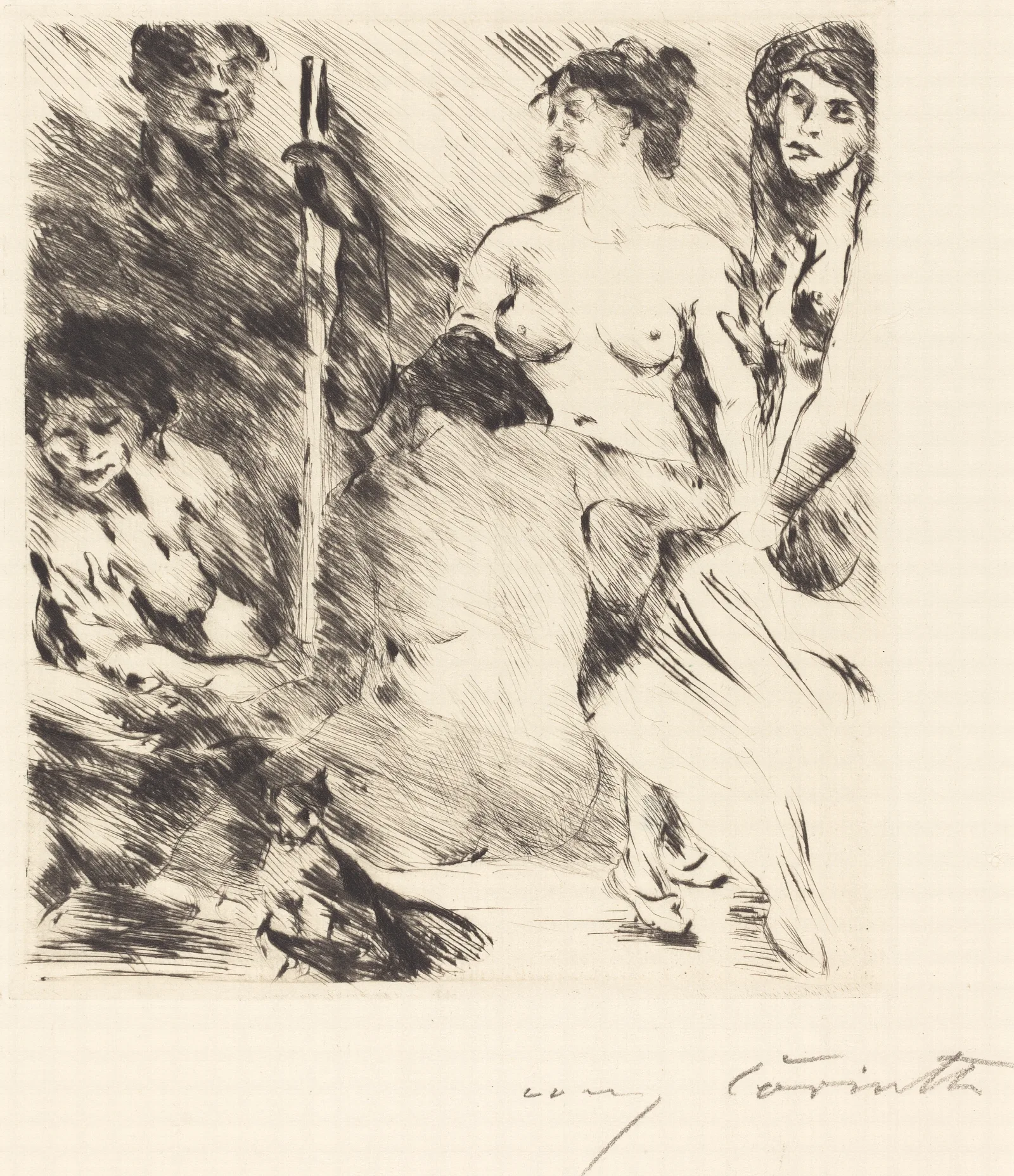 Harem Der Harem Wall Art by Lovis Corinth - Canvas Print