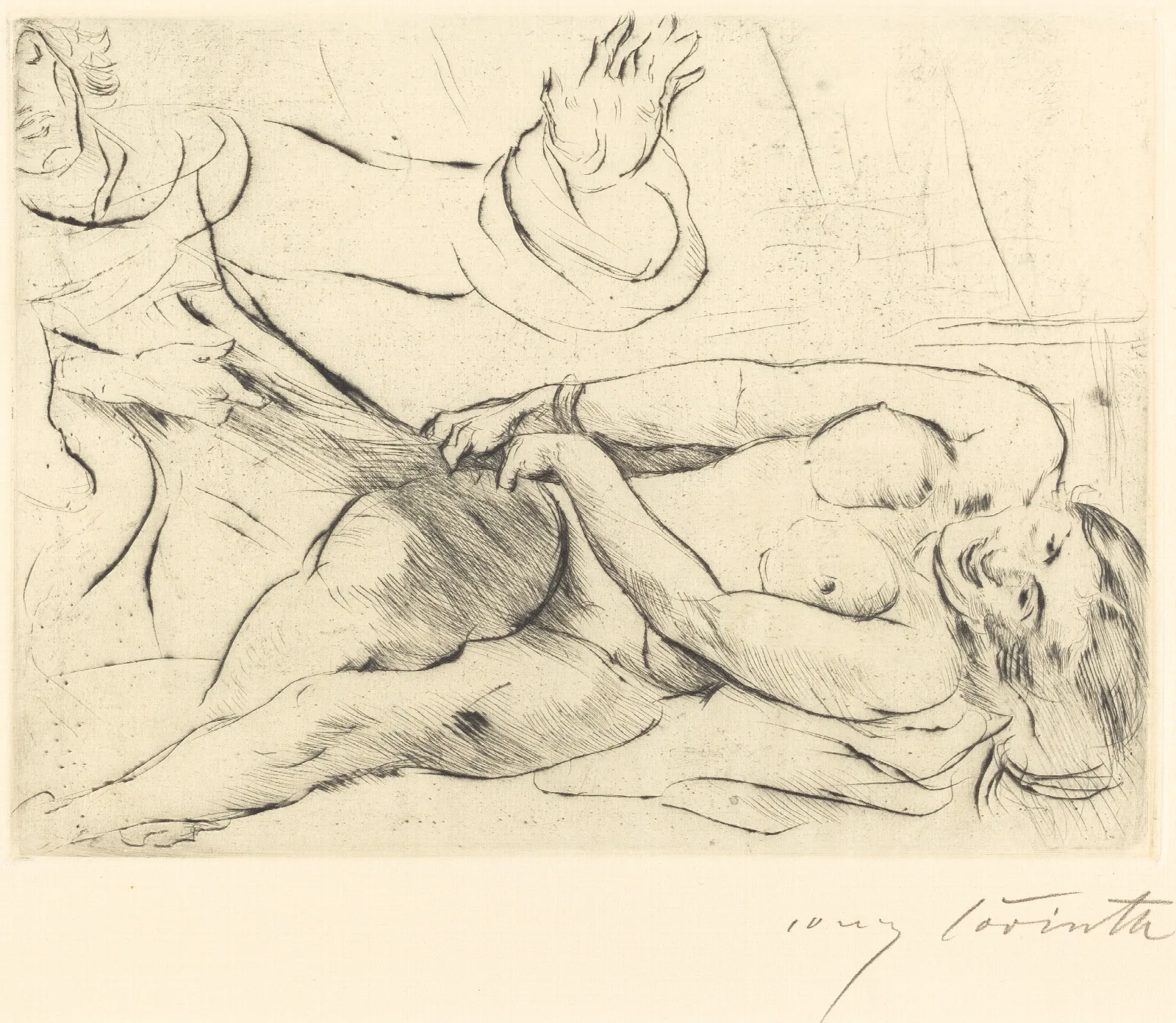Joseph And Potiphars Wife Ii Joseph Und Potiphars Weib Ii Wall Art by Lovis Corinth - Canvas Print