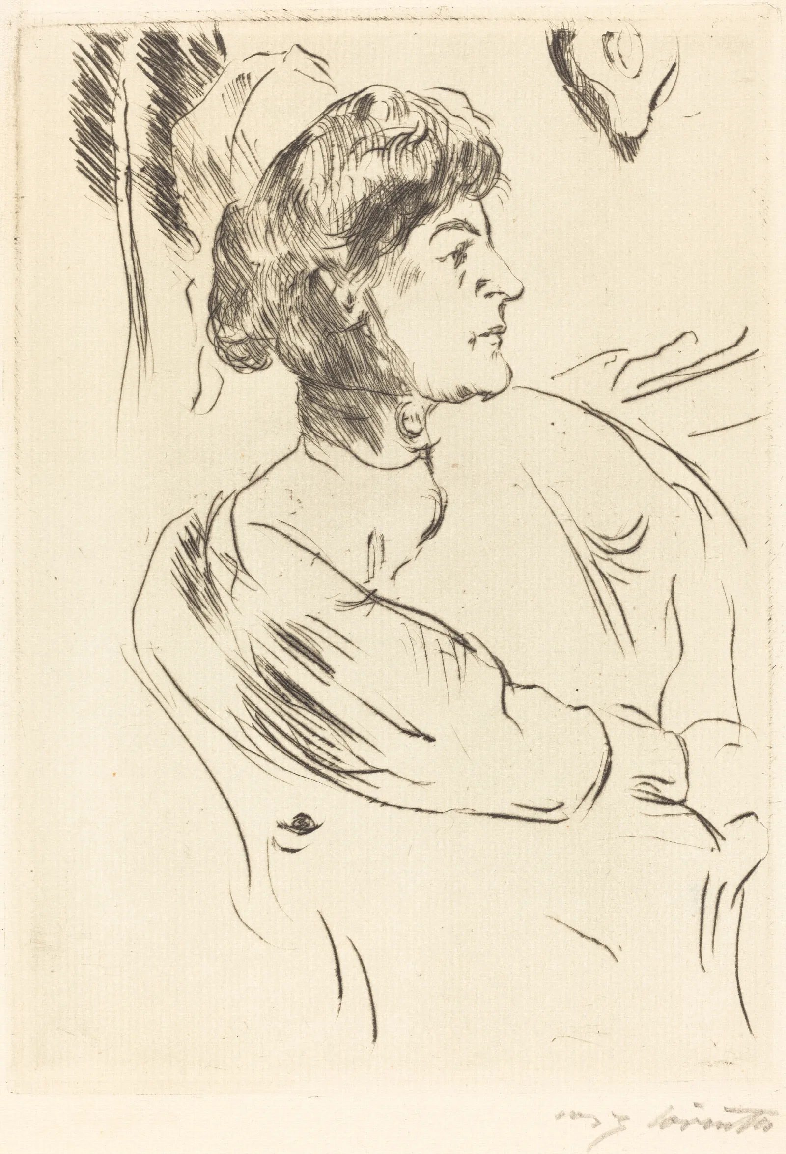 Nurse Krankenschwester Wall Art by Lovis Corinth - Canvas Print