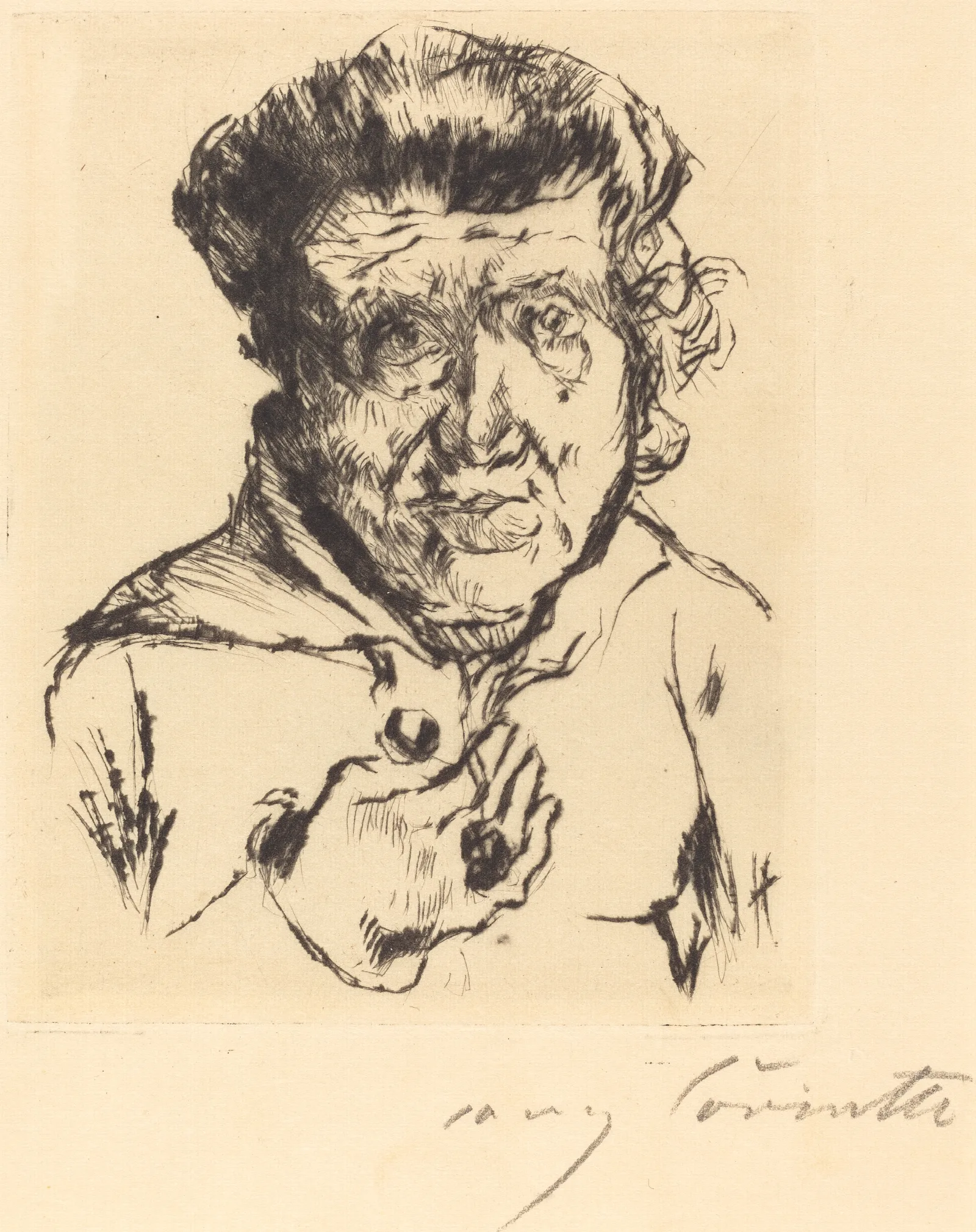 The Artists Mother In Law Des Kunstlers Schwiegermutter Wall Art by Lovis Corinth - Canvas Print