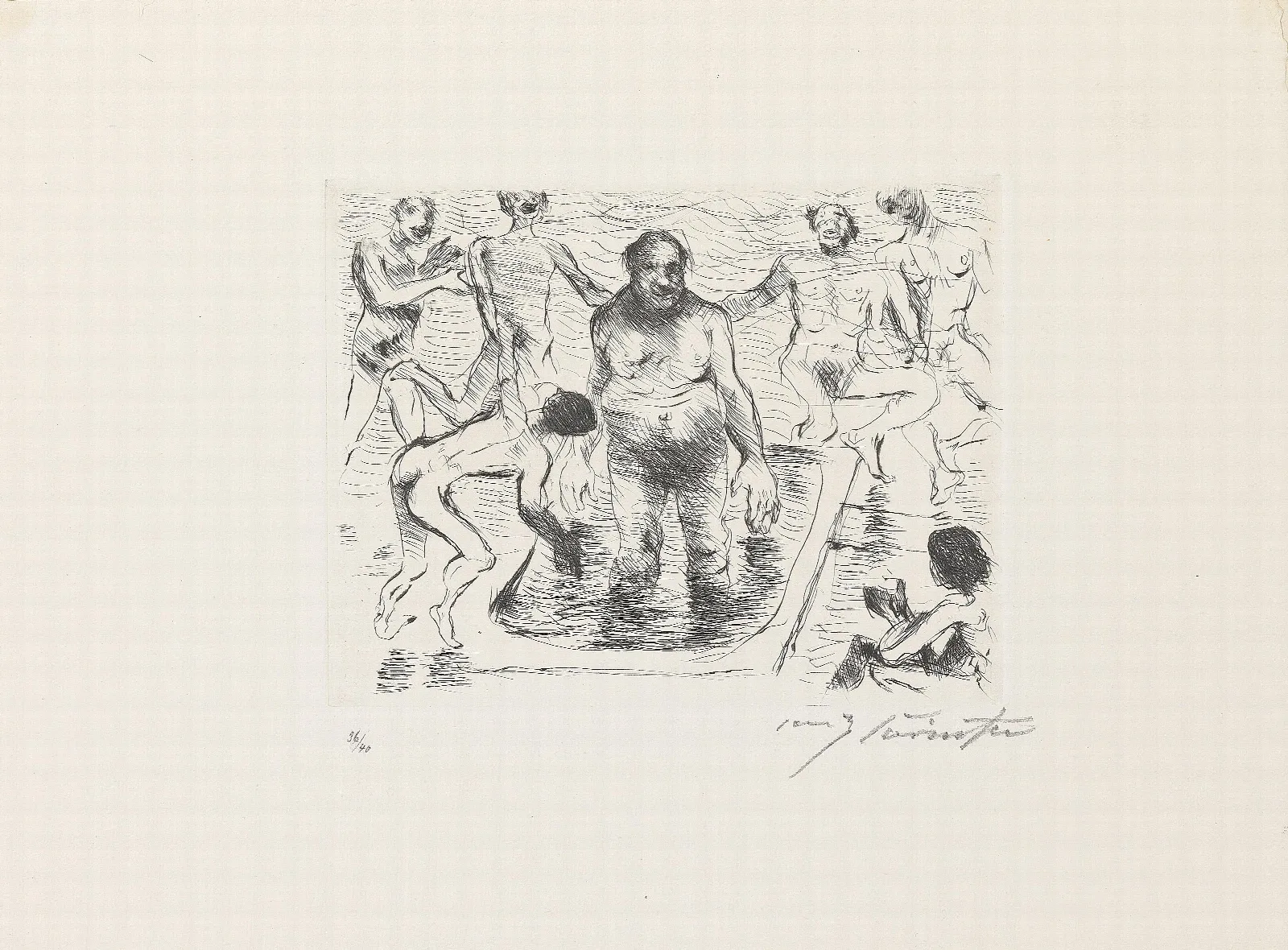 Gastmahl Des Trimalchio 06 Wall Art by Lovis Corinth - Canvas Print