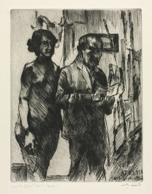 In The Studio 13 Wall Art by Lovis Corinth - Canvas Print
