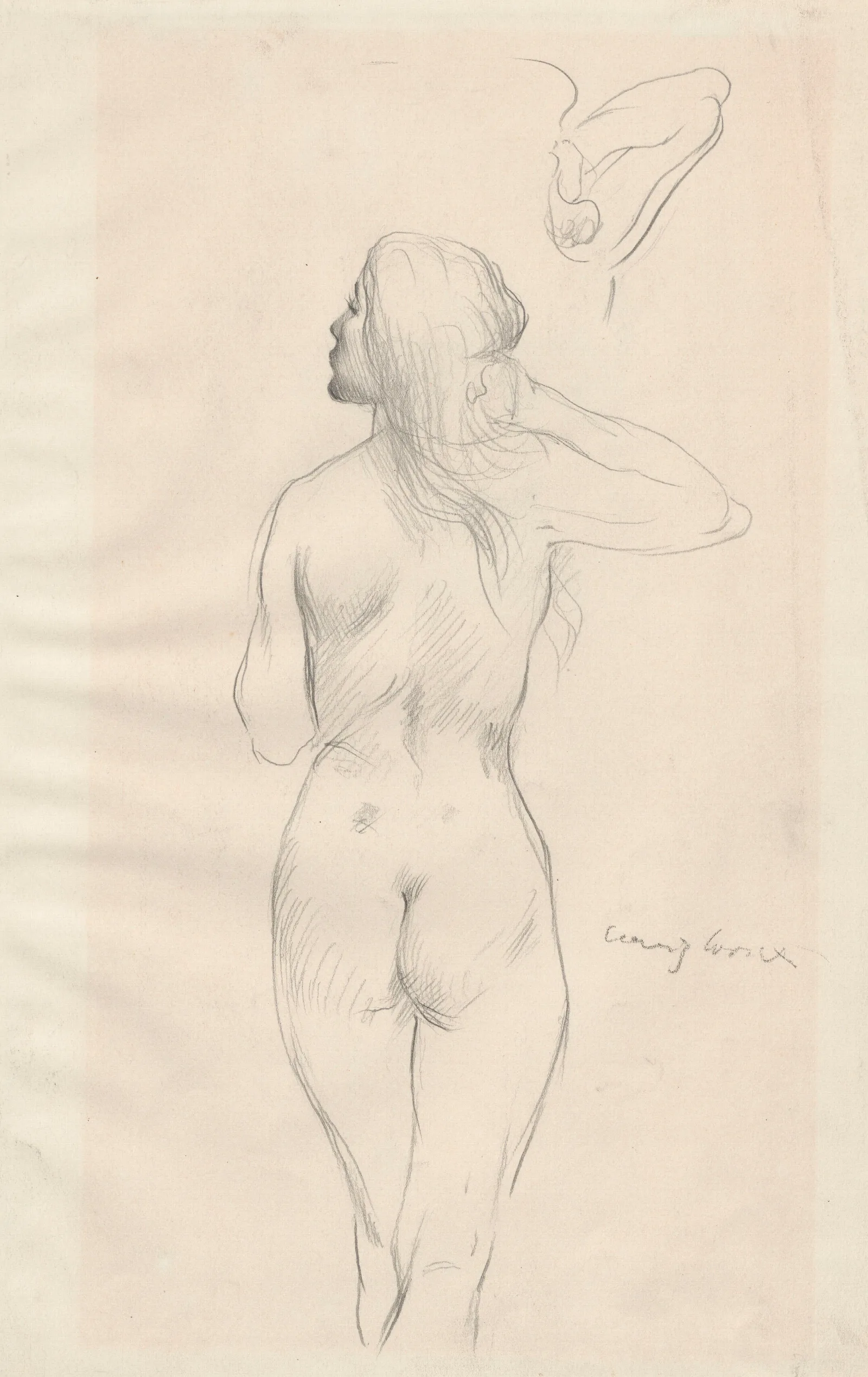 Female Nude 113 Wall Art by Lovis Corinth - Canvas Print