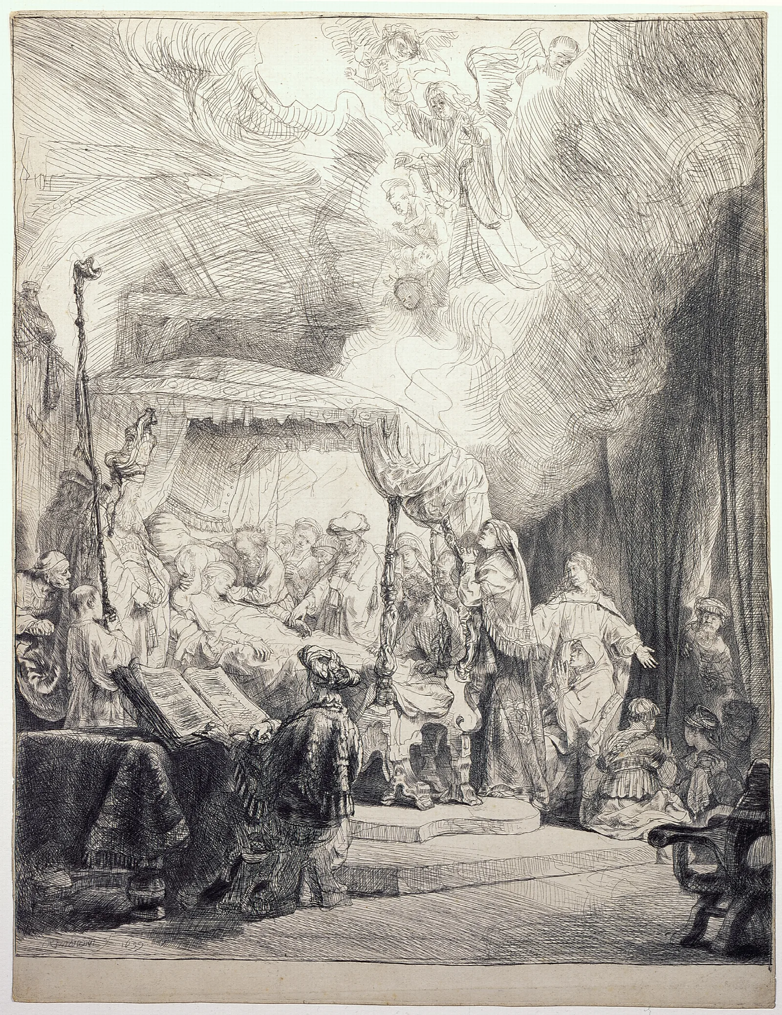 The Death Of The Virgin 4 Wall Art by Rembrandt van Rijn - Canvas Print
