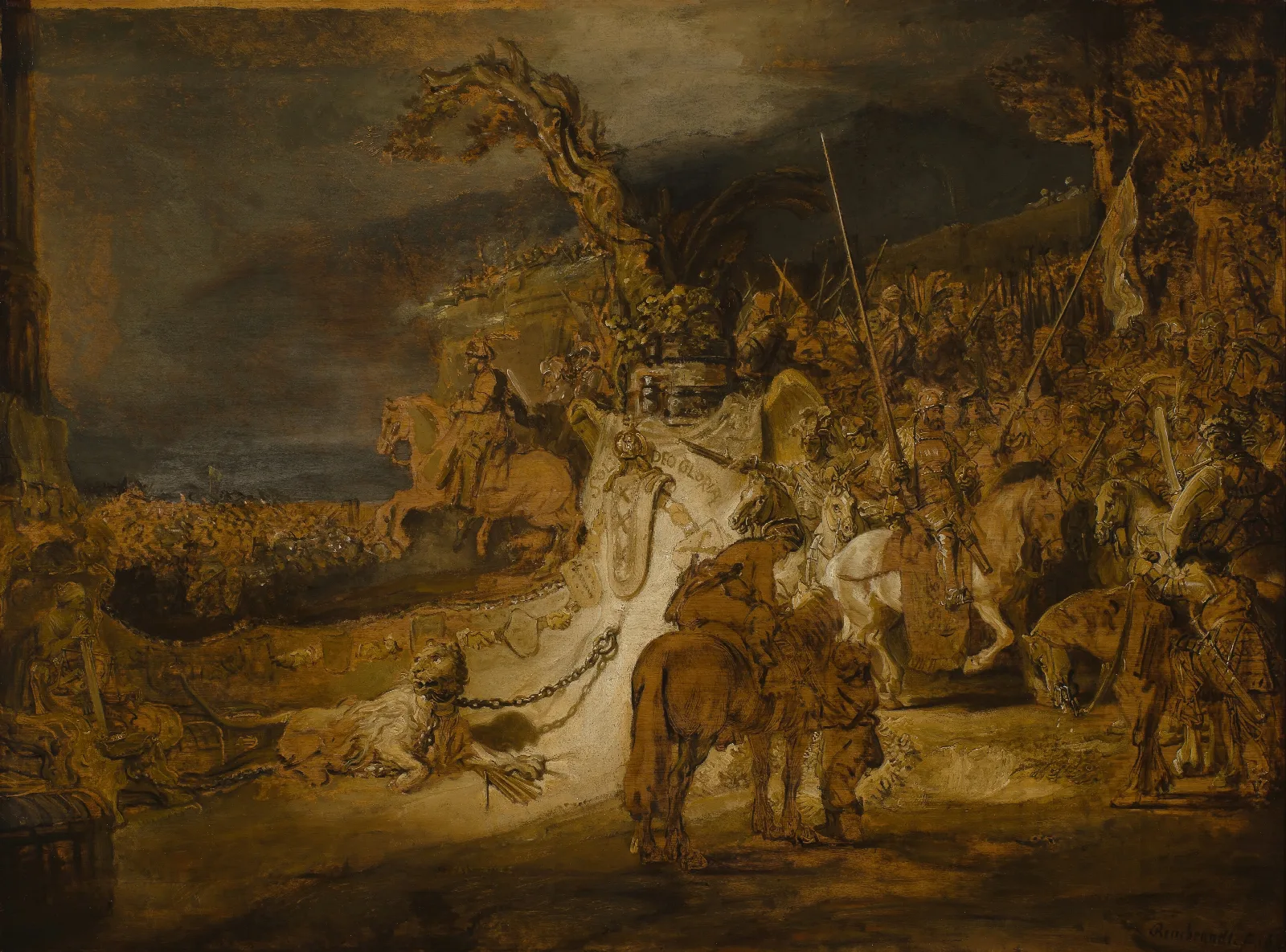 The Concord Of The State Wall Art by Rembrandt van Rijn - Canvas Print