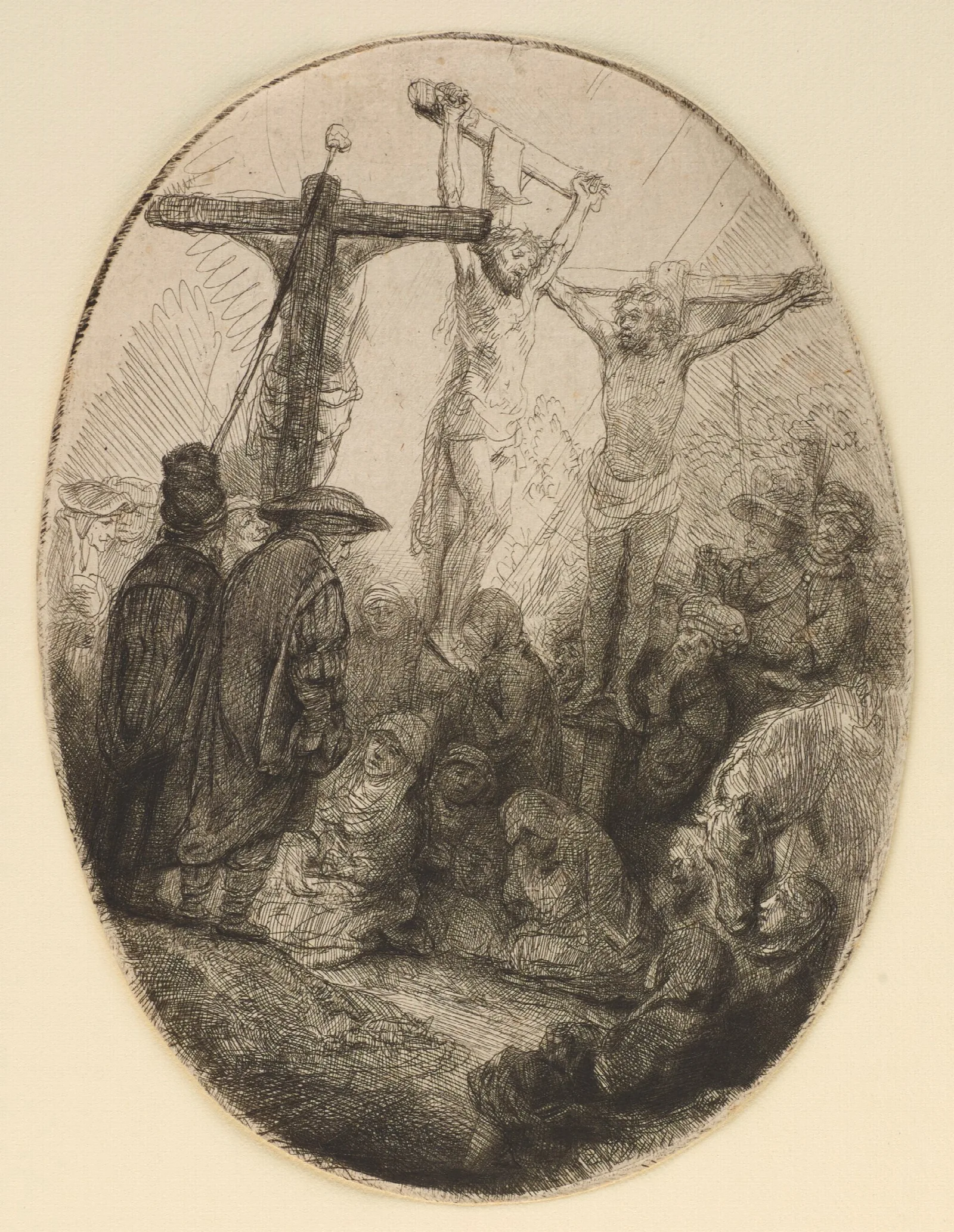 The Crucifixion 55 Wall Art by Rembrandt van Rijn - Canvas Print