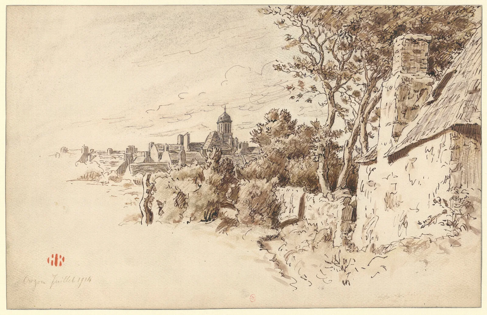 Crozon Wall Art by Henri Rivière - Canvas Print