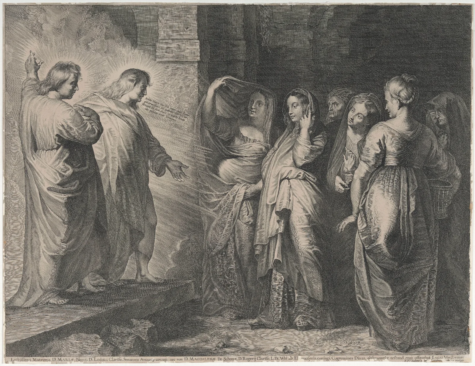 The Angels Addressing The Holy Women At The Tomb Wall Art by Peter Paul Rubens - Canvas Print