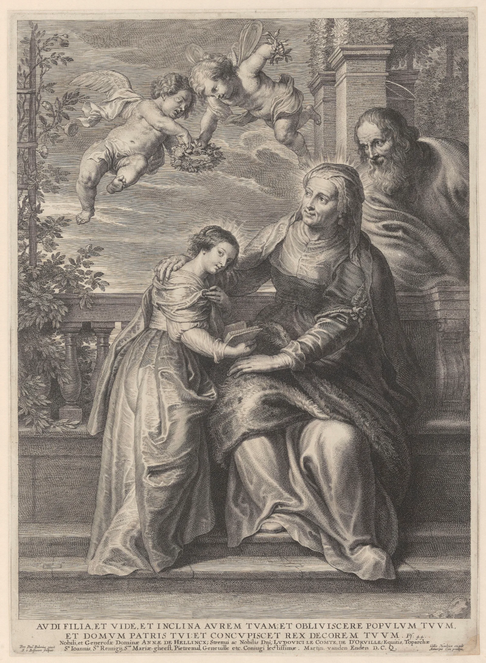 The Education Of Mary 2 Wall Art by Peter Paul Rubens - Canvas Print