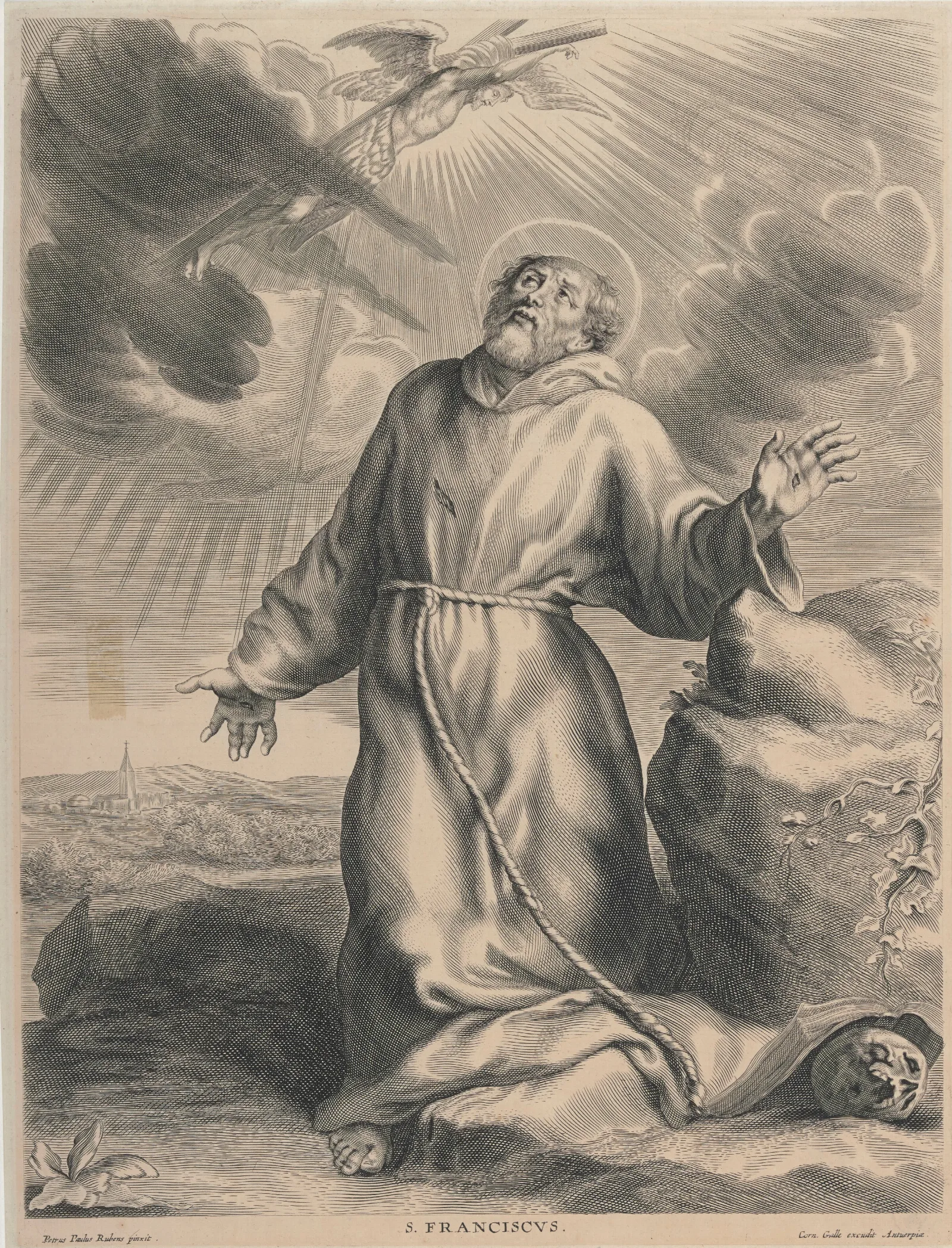 The Stigmatization Of Saint Francis Of Assisi Wall Art by Peter Paul Rubens - Canvas Print