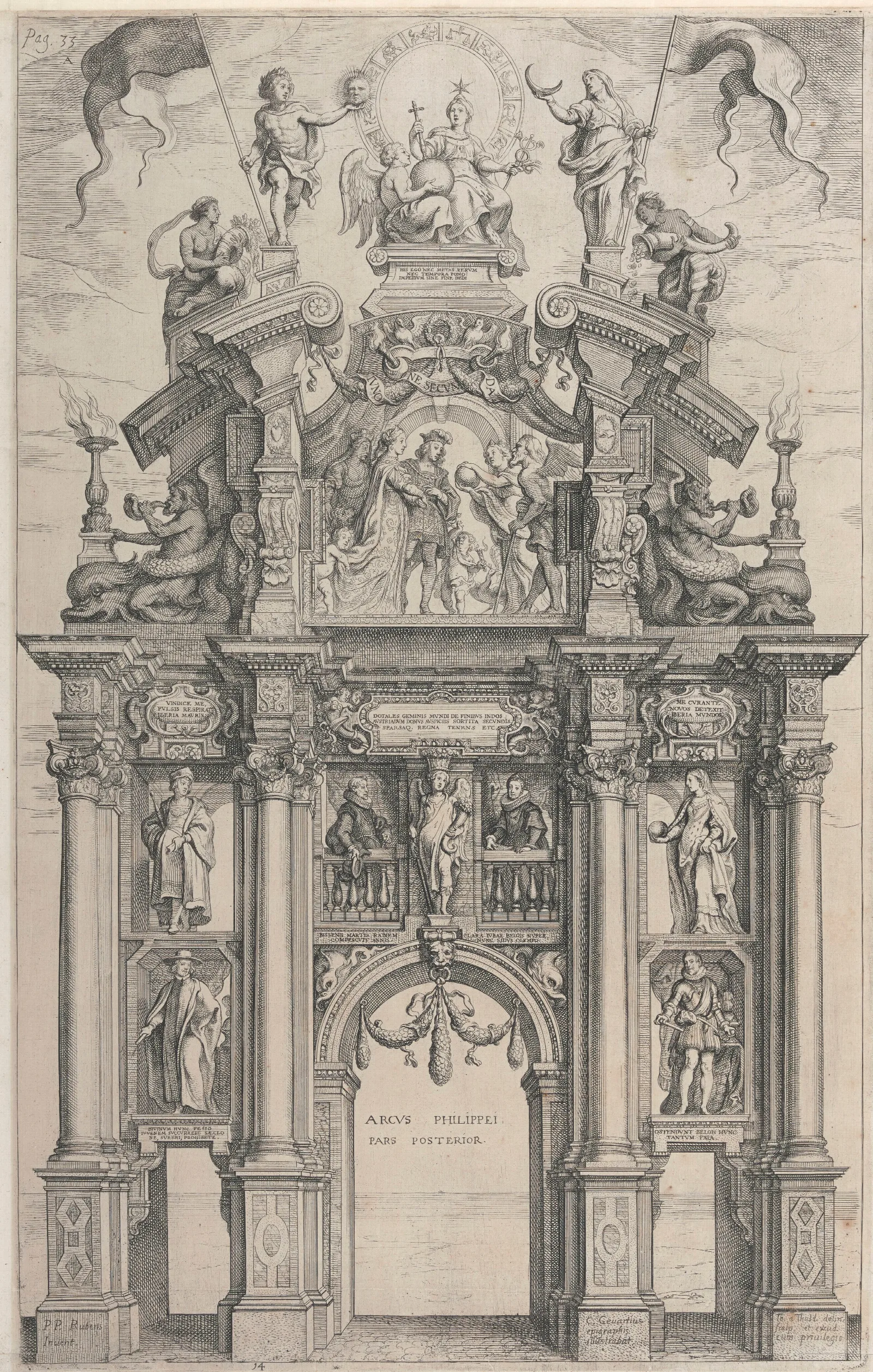 The Triumphal Arch Of Philip Wall Art by Peter Paul Rubens - Canvas Print