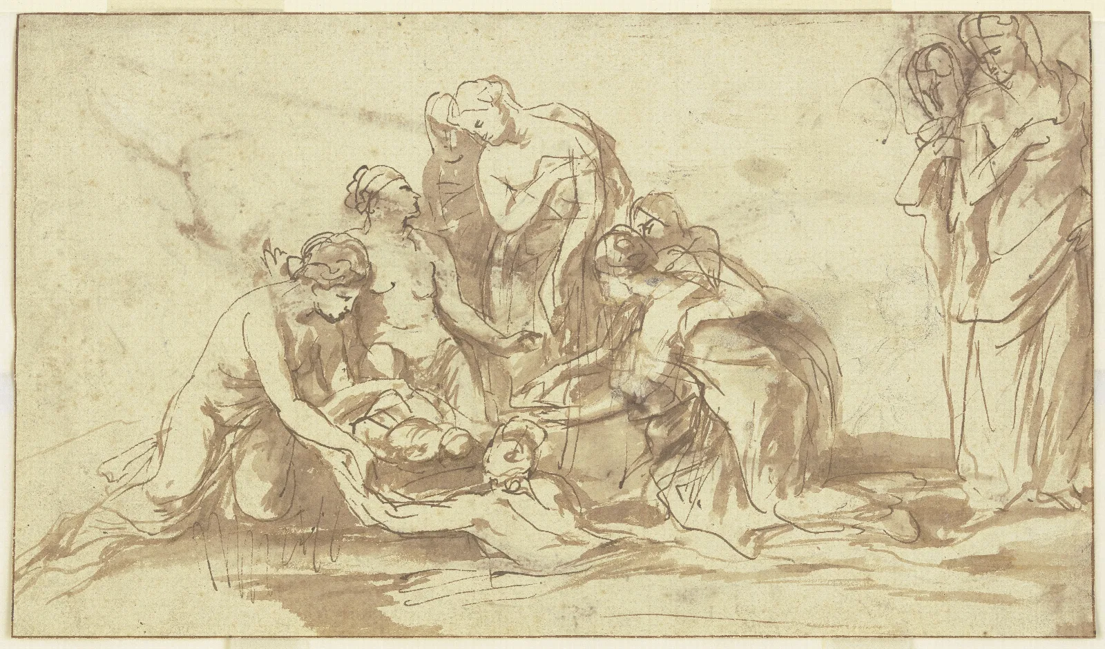 Finding Of Moses 3 Wall Art by Peter Paul Rubens - Canvas Print