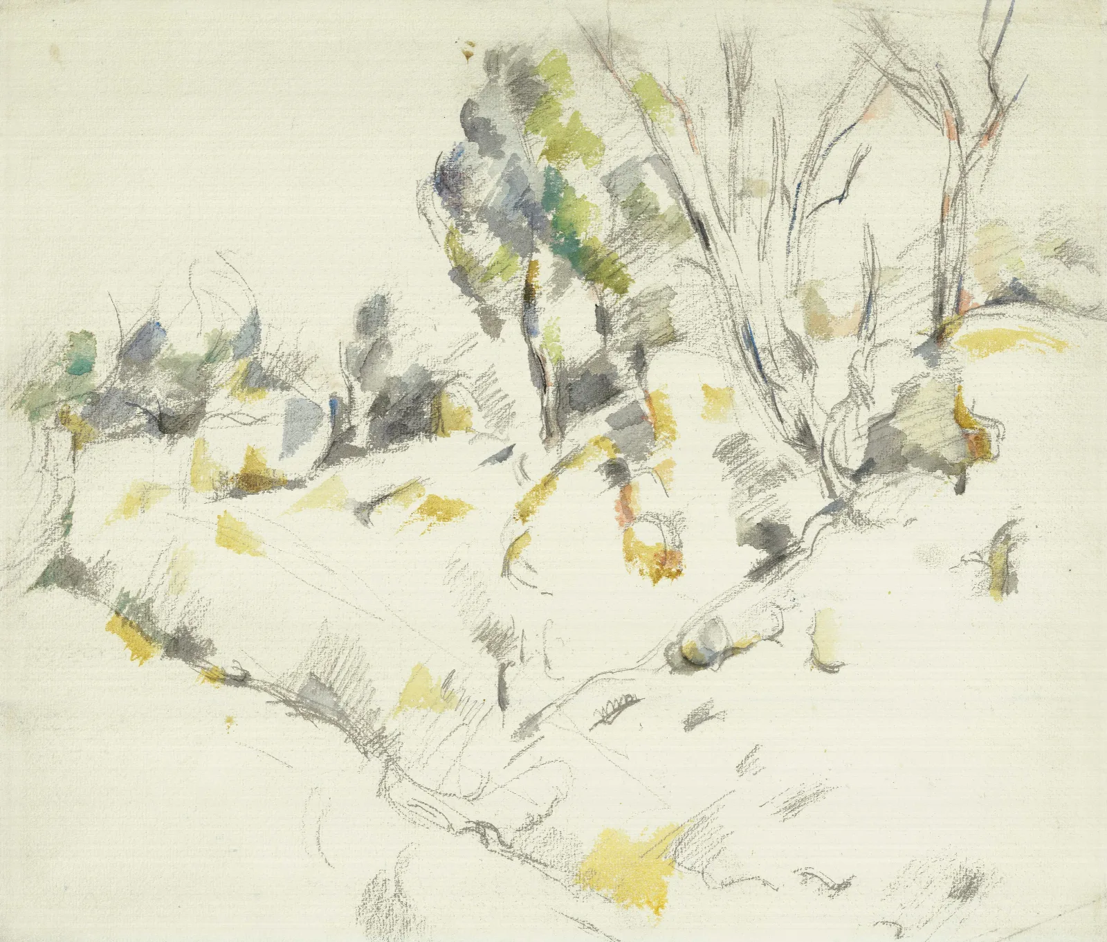 Paysage 22 Wall Art by Paul Cézanne - Canvas Print