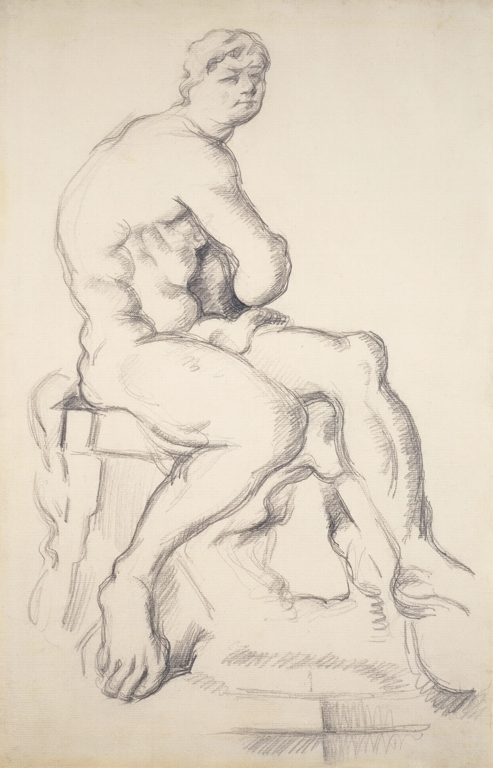 Hercules Resting Wall Art by Paul Cézanne - Canvas Print