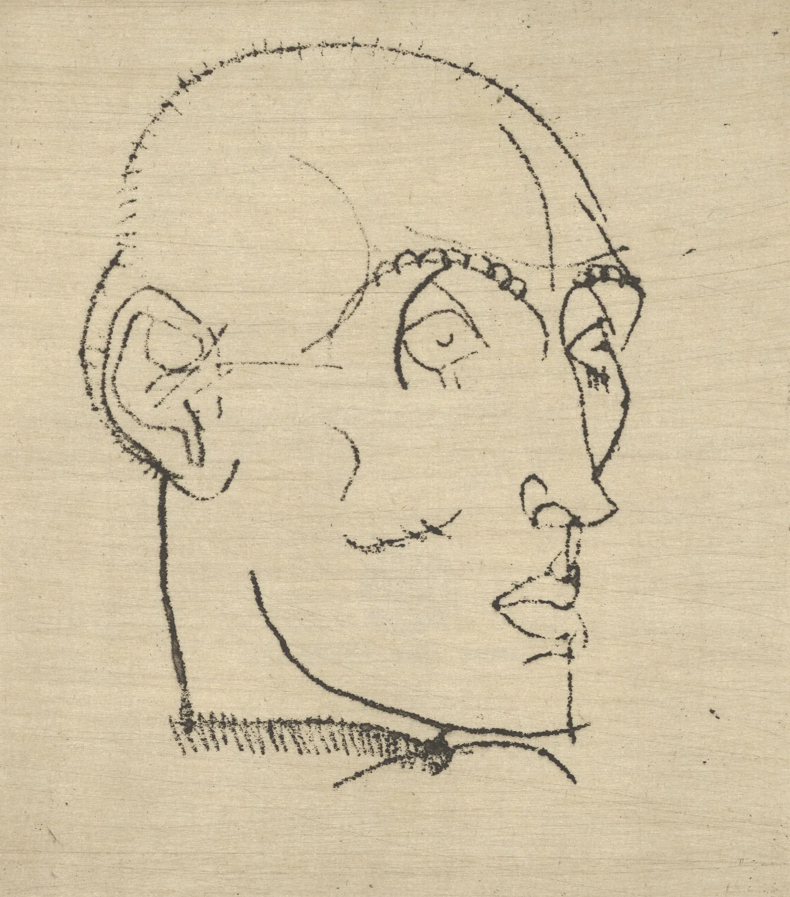 Portrait Of A Man 173 Wall Art by Egon Schiele - Canvas Print