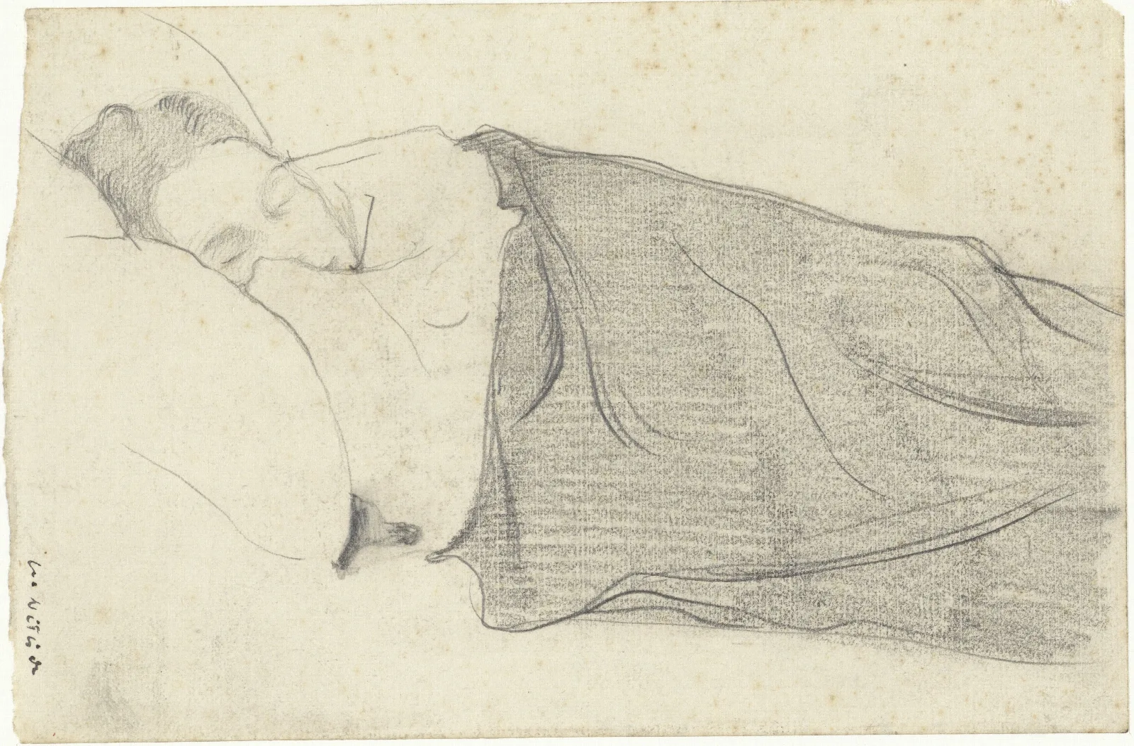 Vrouw Van Richard Roland Holst In Bed Wall Art by Richard Nicolaüs Roland Holst - Canvas Print