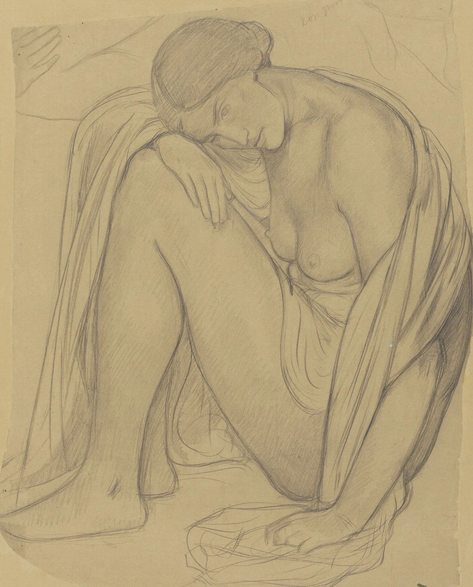 Zittende Vrouw 4 Wall Art by Richard Nicolaüs Roland Holst - Canvas Print