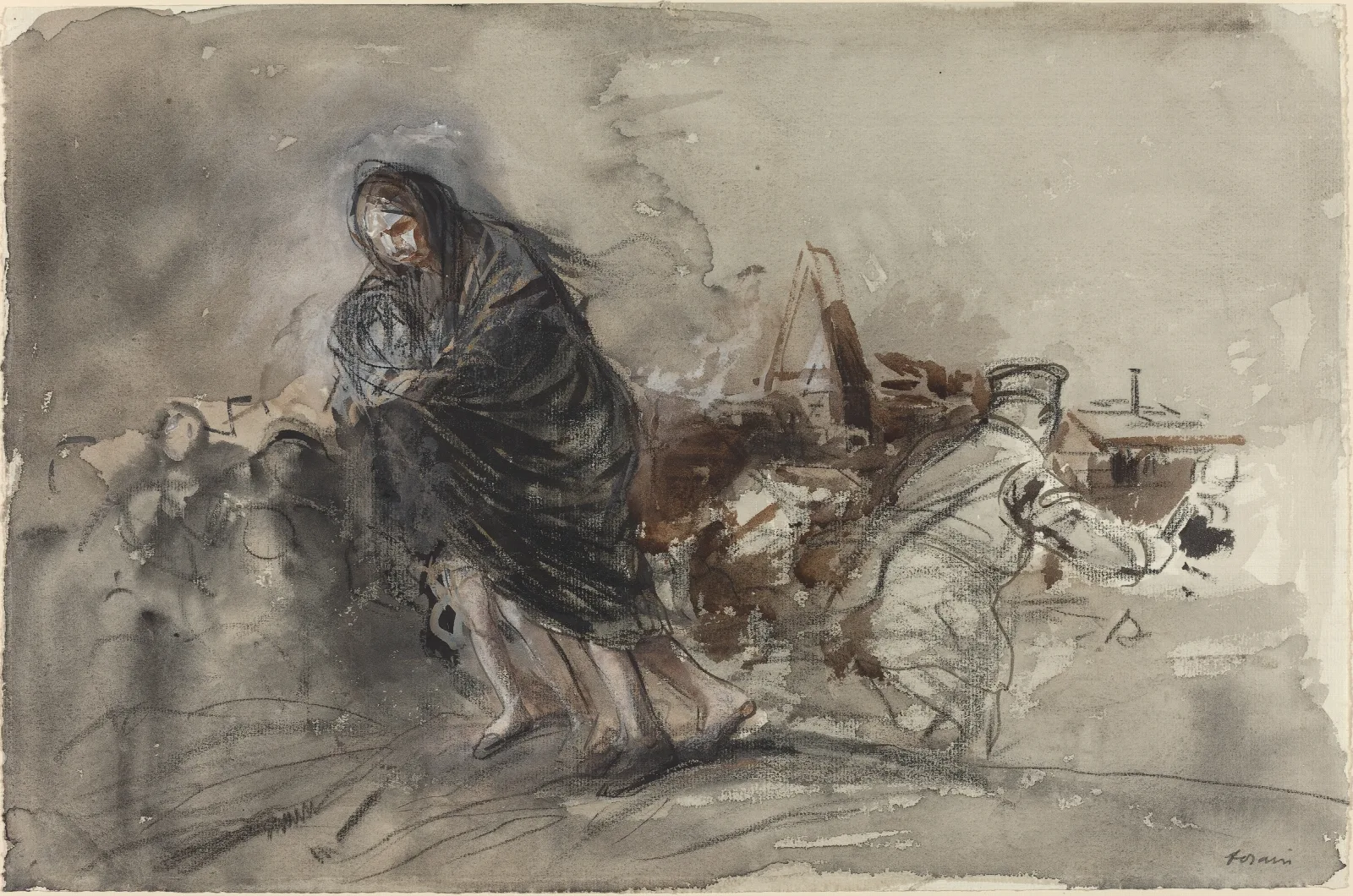 After Douai Wall Art by Jean-Louis Forain - Canvas Print