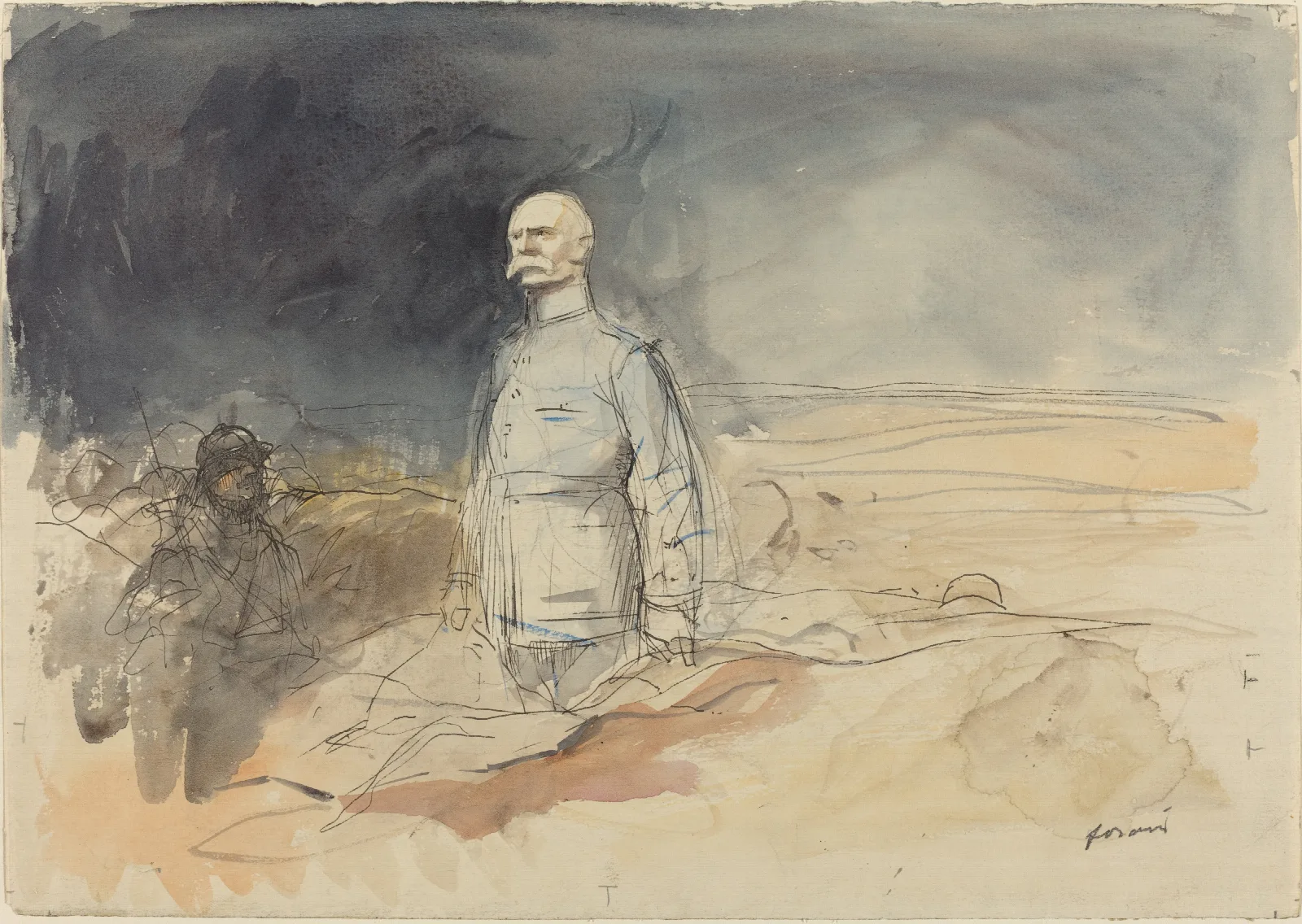 Marshal Petain 2 Wall Art by Jean-Louis Forain - Canvas Print