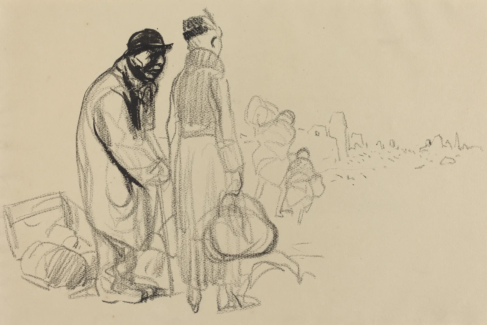 The Return 2 Wall Art by Jean-Louis Forain - Canvas Print