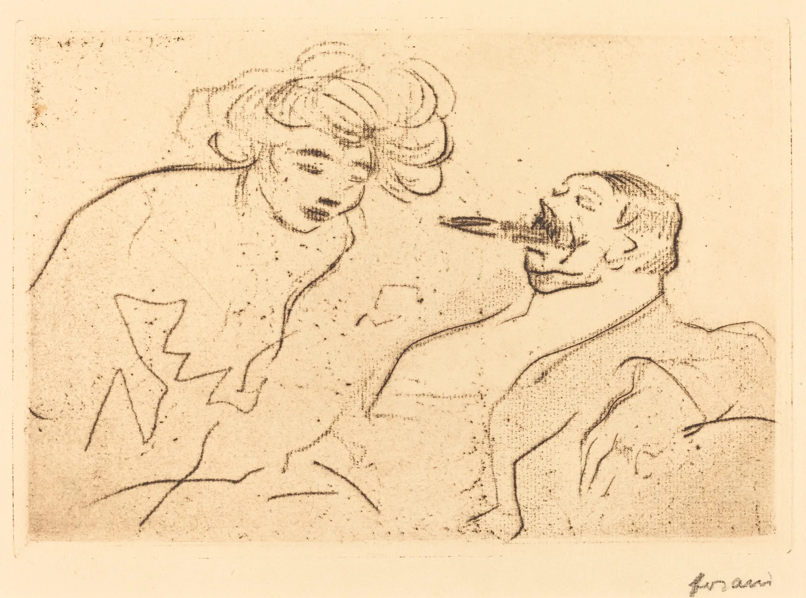 The Big Cigar Wall Art by Jean-Louis Forain - Canvas Print