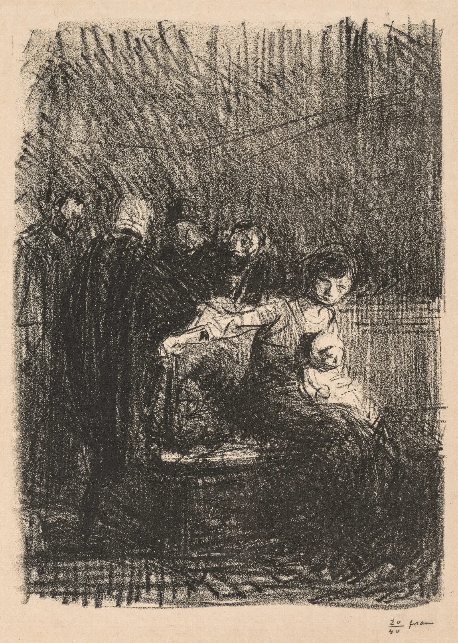 Court Recess Wall Art by Jean-Louis Forain - Canvas Print