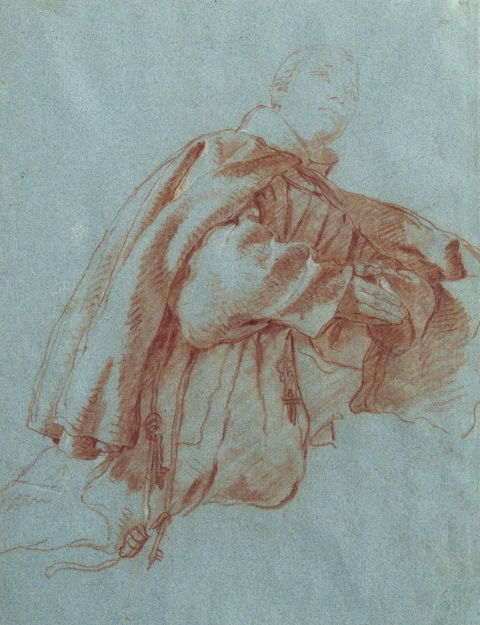 Saint Pascal Baylon Wall Art by Giovanni Battista Tiepolo - Canvas Print