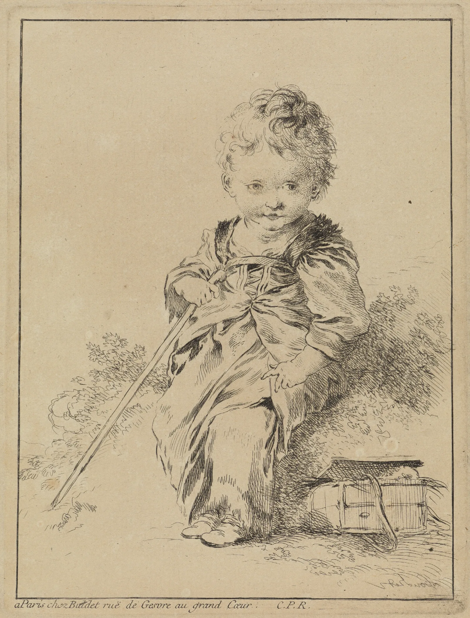 Le Petit Savoyard Wall Art by François Boucher - Canvas Print