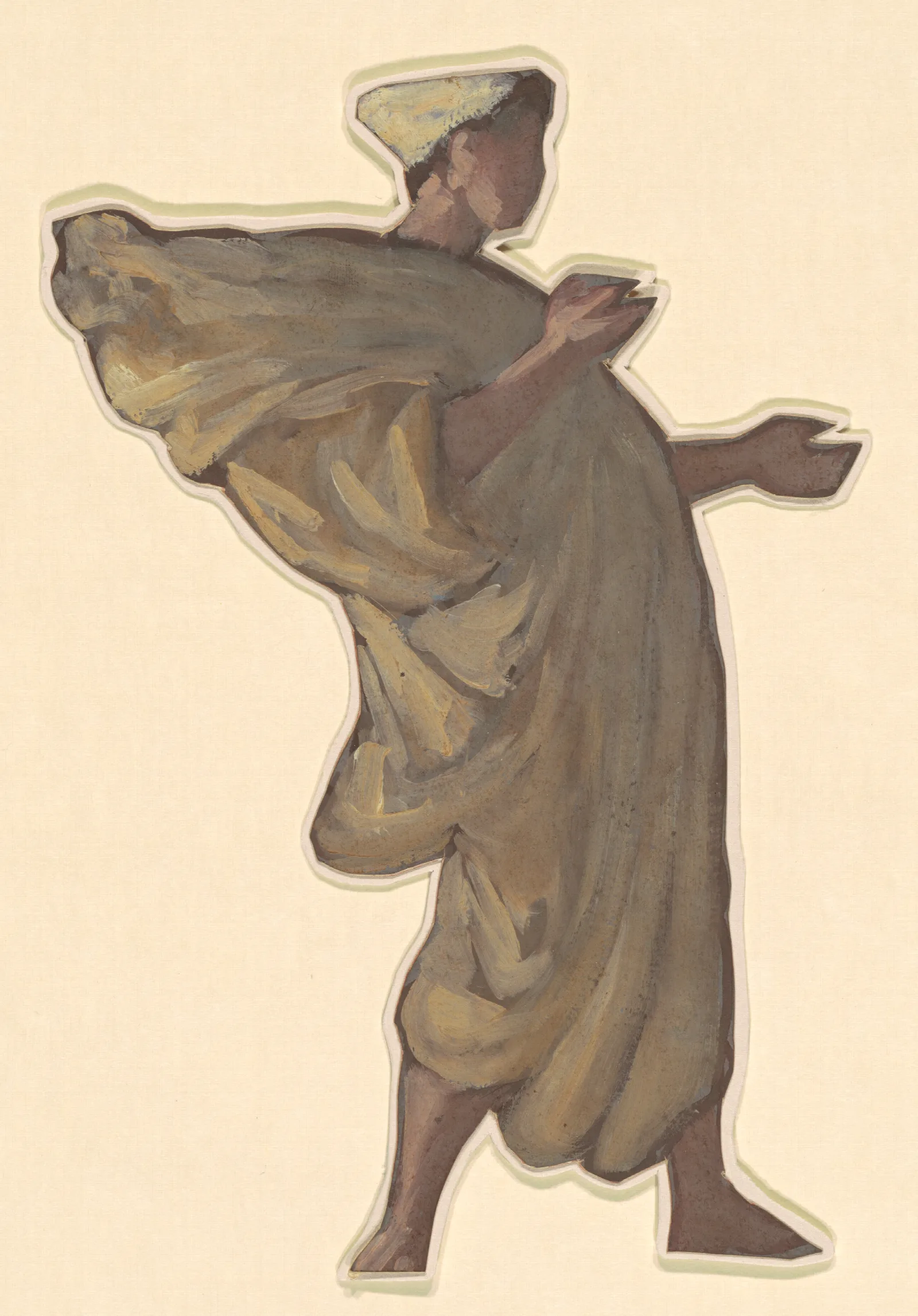 Study For Greek Girls Bathing Vii Wall Art by Elihu Vedder - Canvas Print