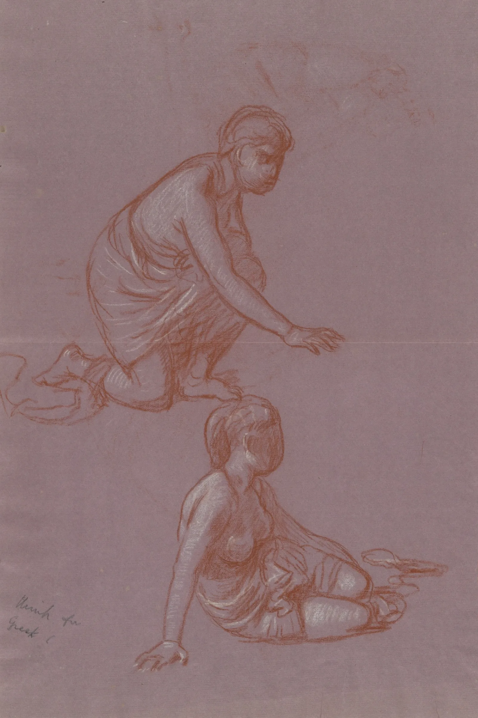 Figure Studies 26 Wall Art by Elihu Vedder - Canvas Print