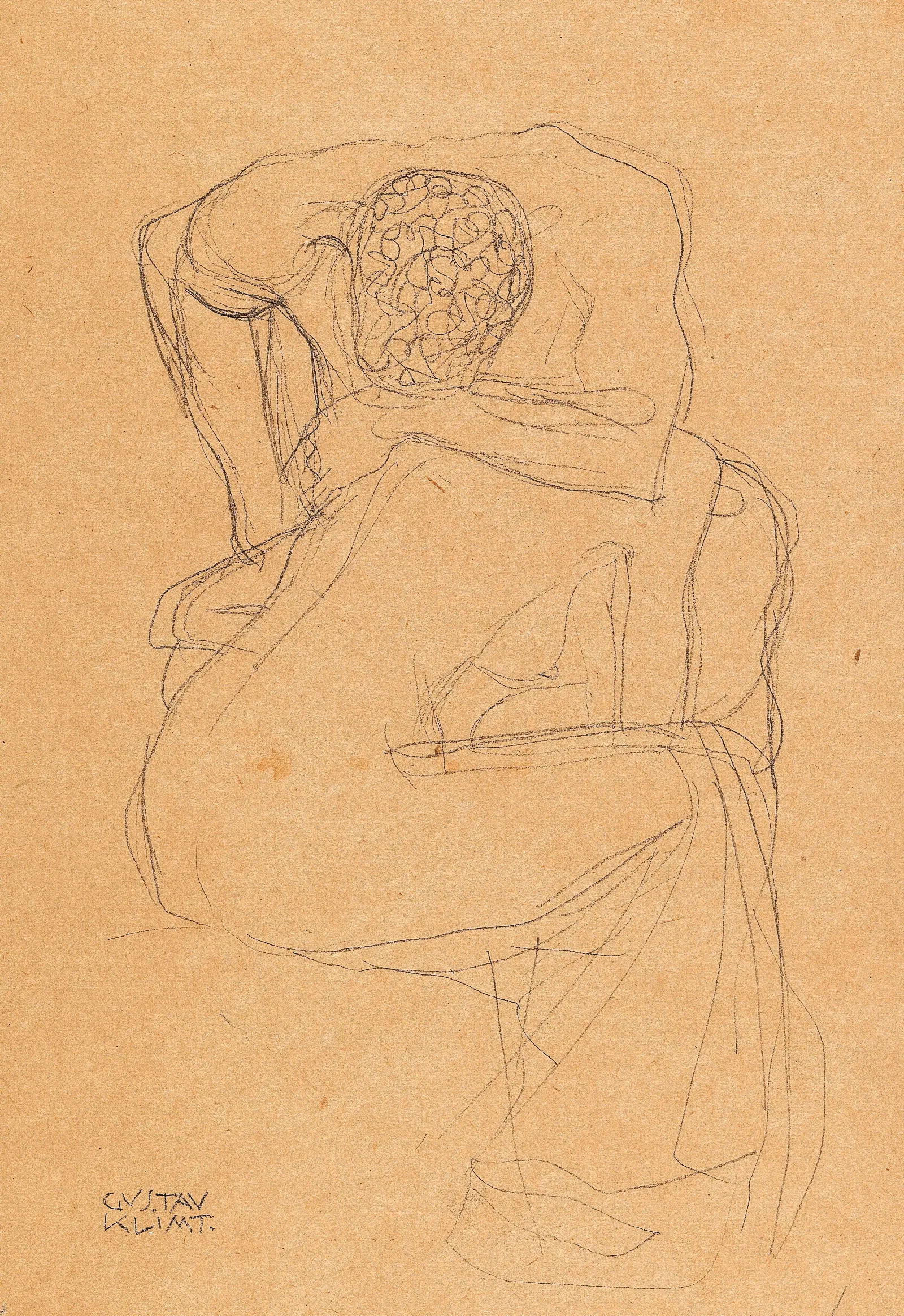 Lovers 9 Wall Art by Gustav Klimt - Canvas Print