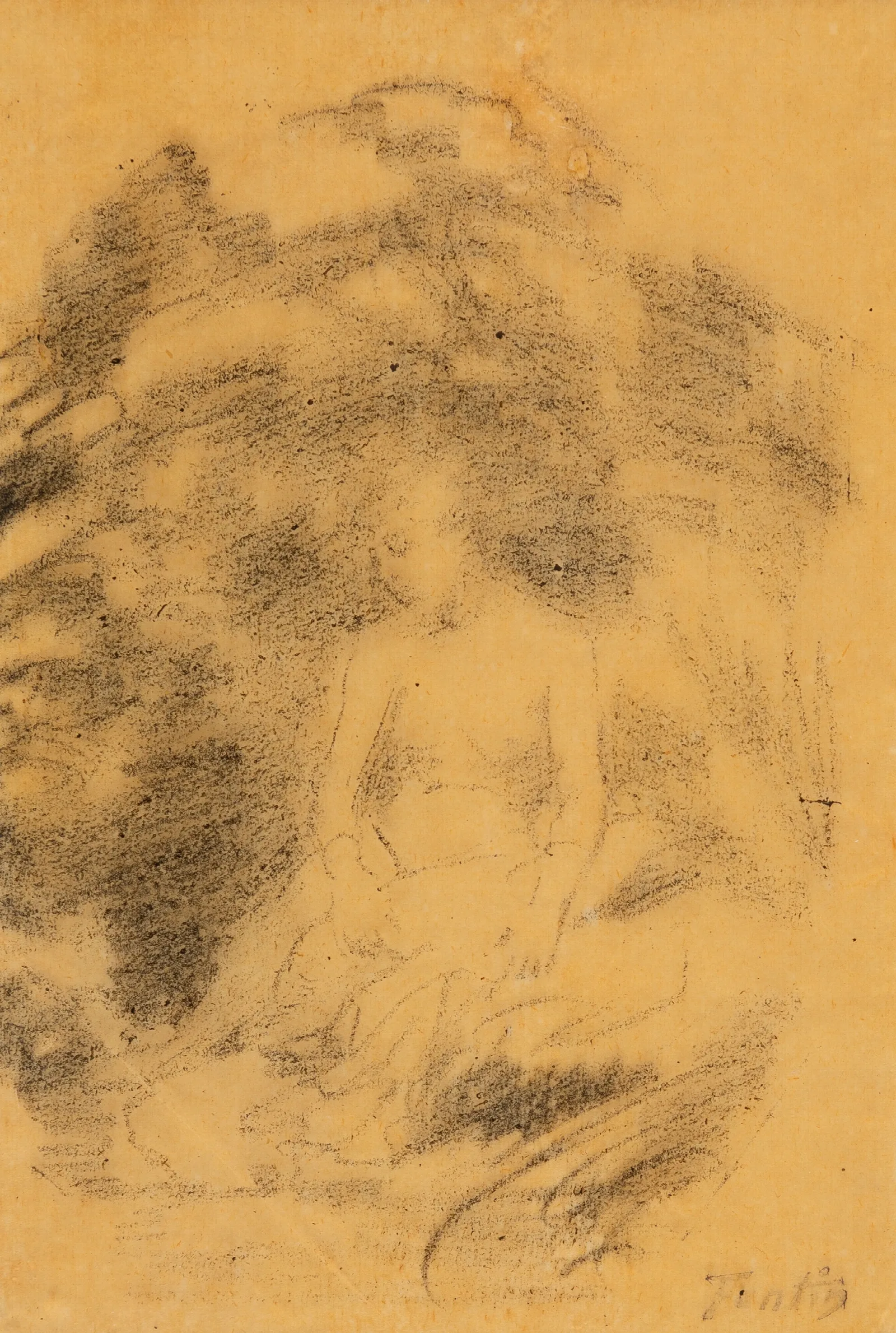 Nude Study 13 Wall Art by Henri Fantin-Latour - Canvas Print