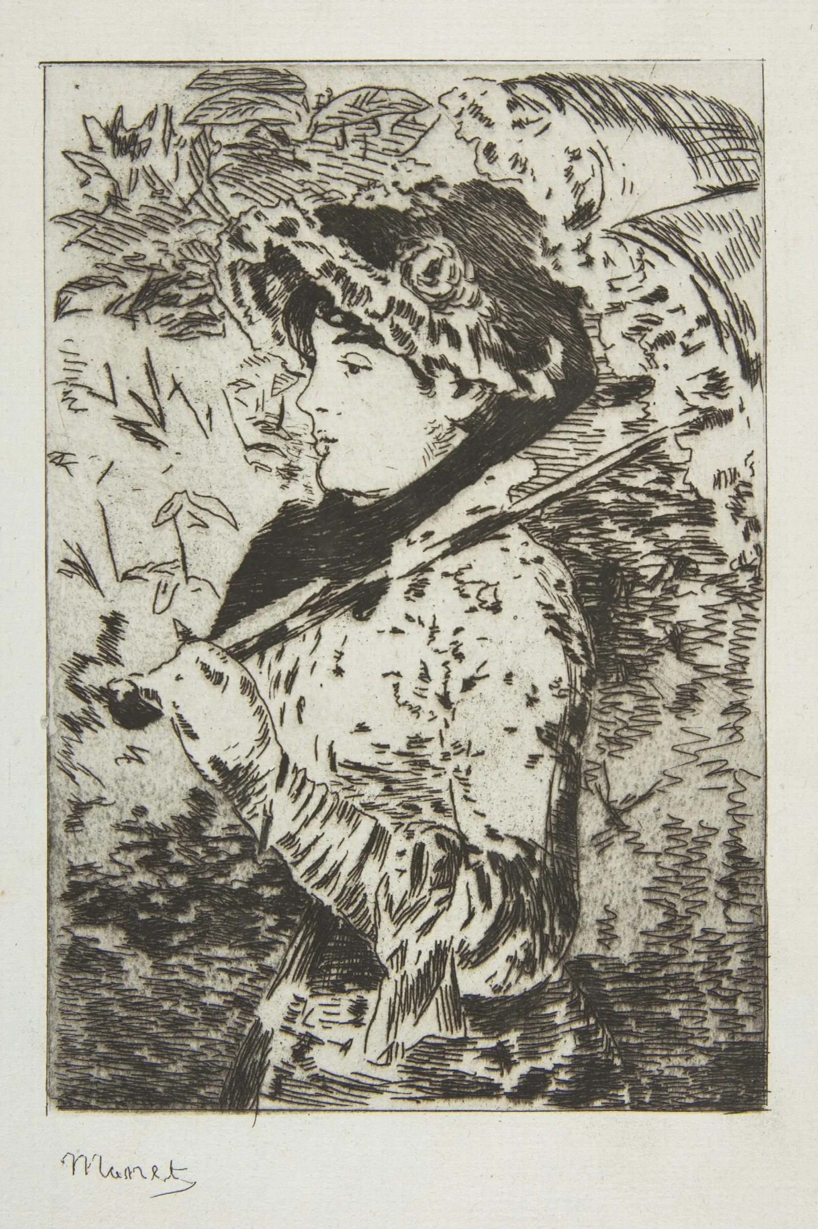 Jeanne Spring 2 Wall Art by Édouard Manet - Canvas Print