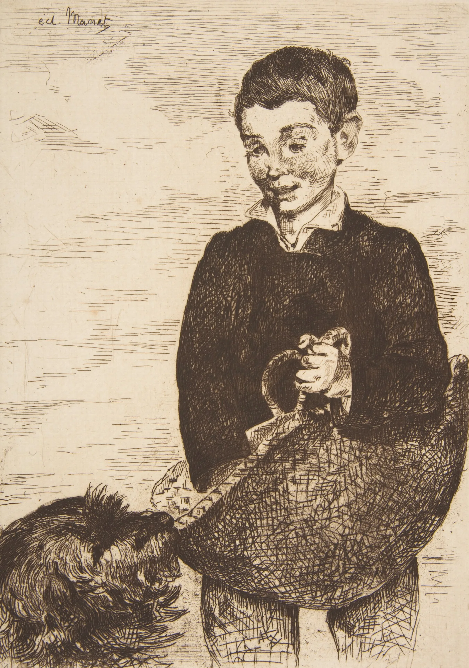 The Urchin 2 Wall Art by Édouard Manet - Canvas Print