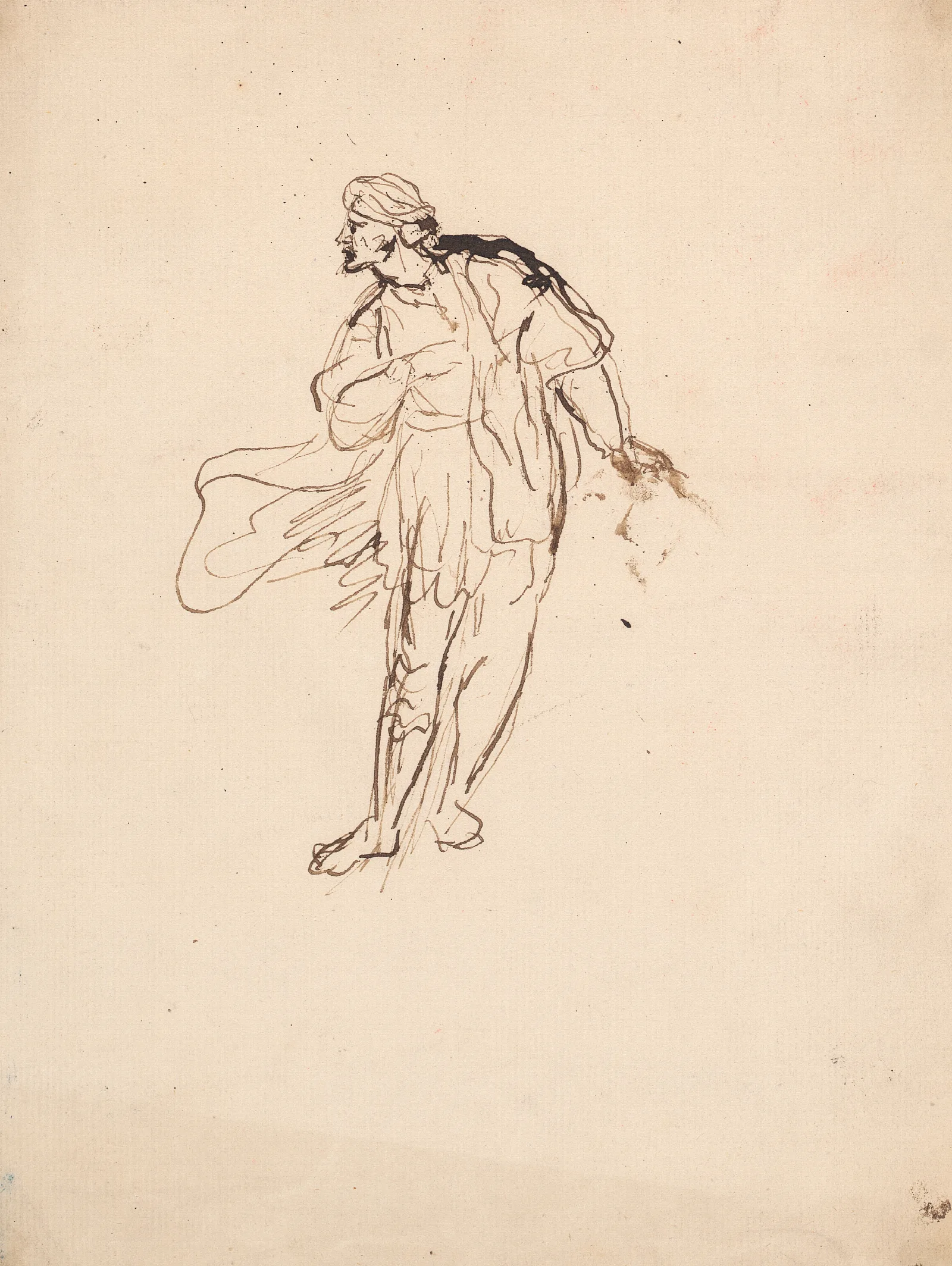 Standing Man 7 Wall Art by Sir Joshua Reynolds - Canvas Print