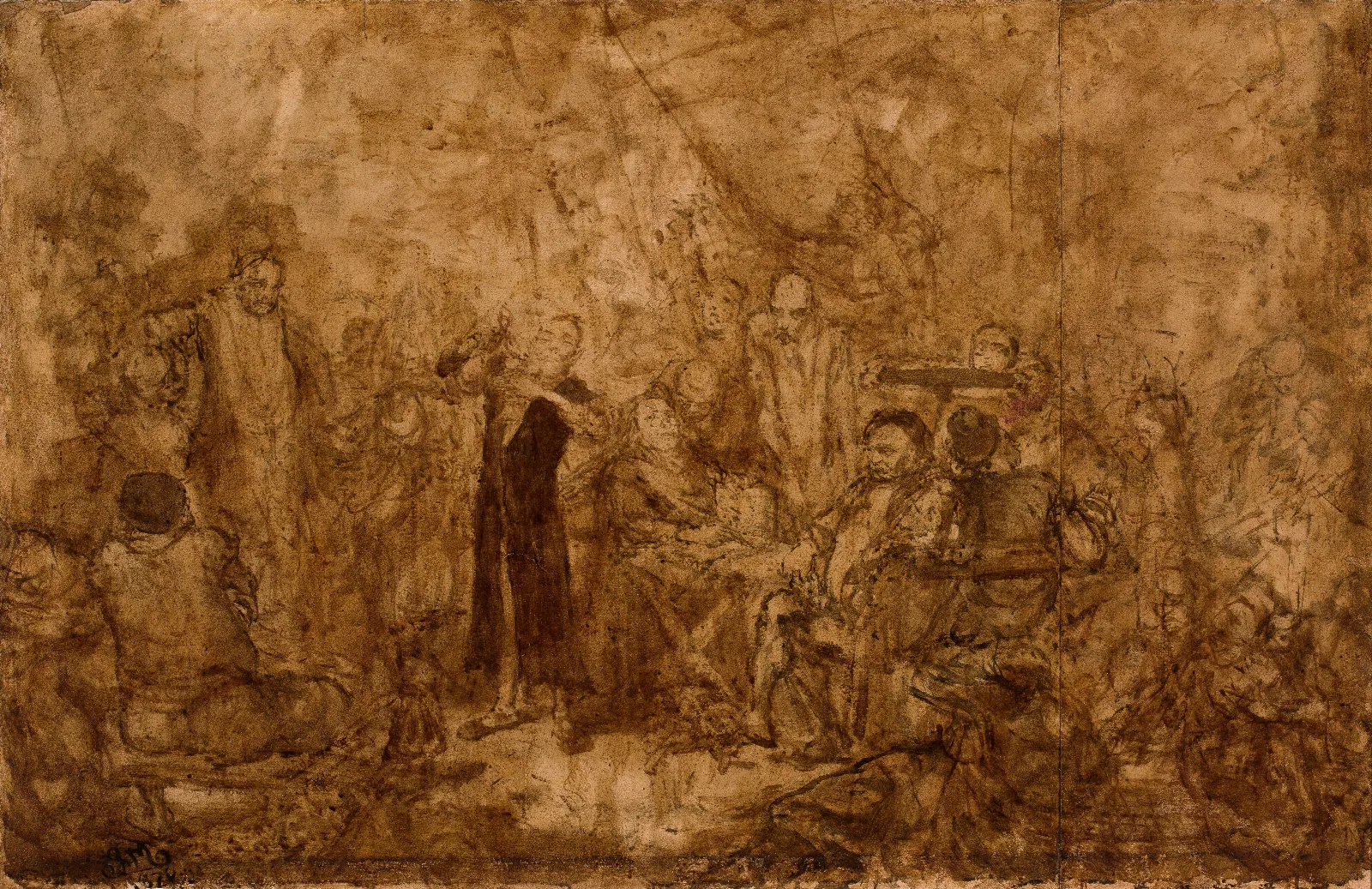 The Babin Republic Sketch Wall Art by Jan Matejko - Canvas Print